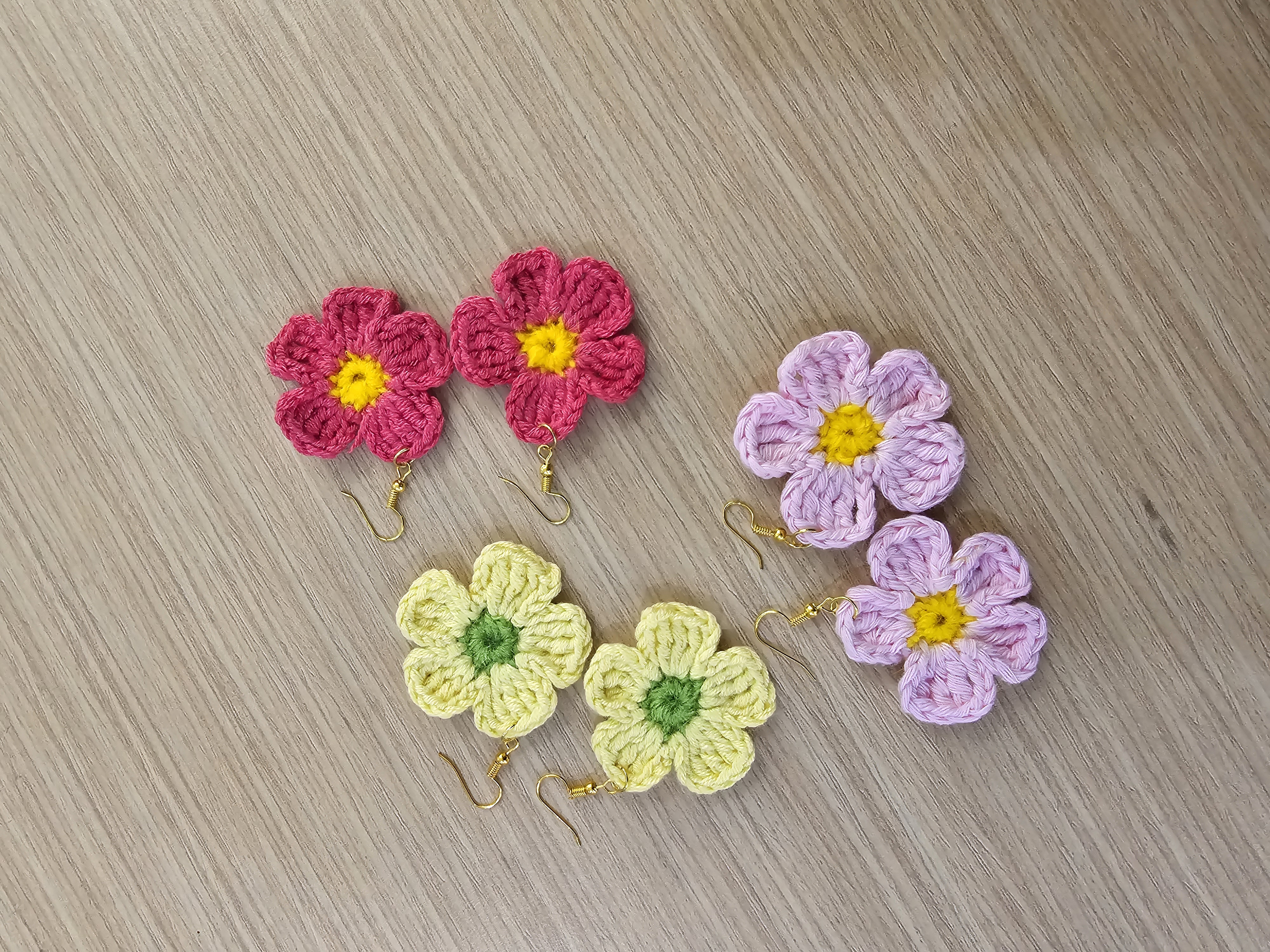 Flower earrings