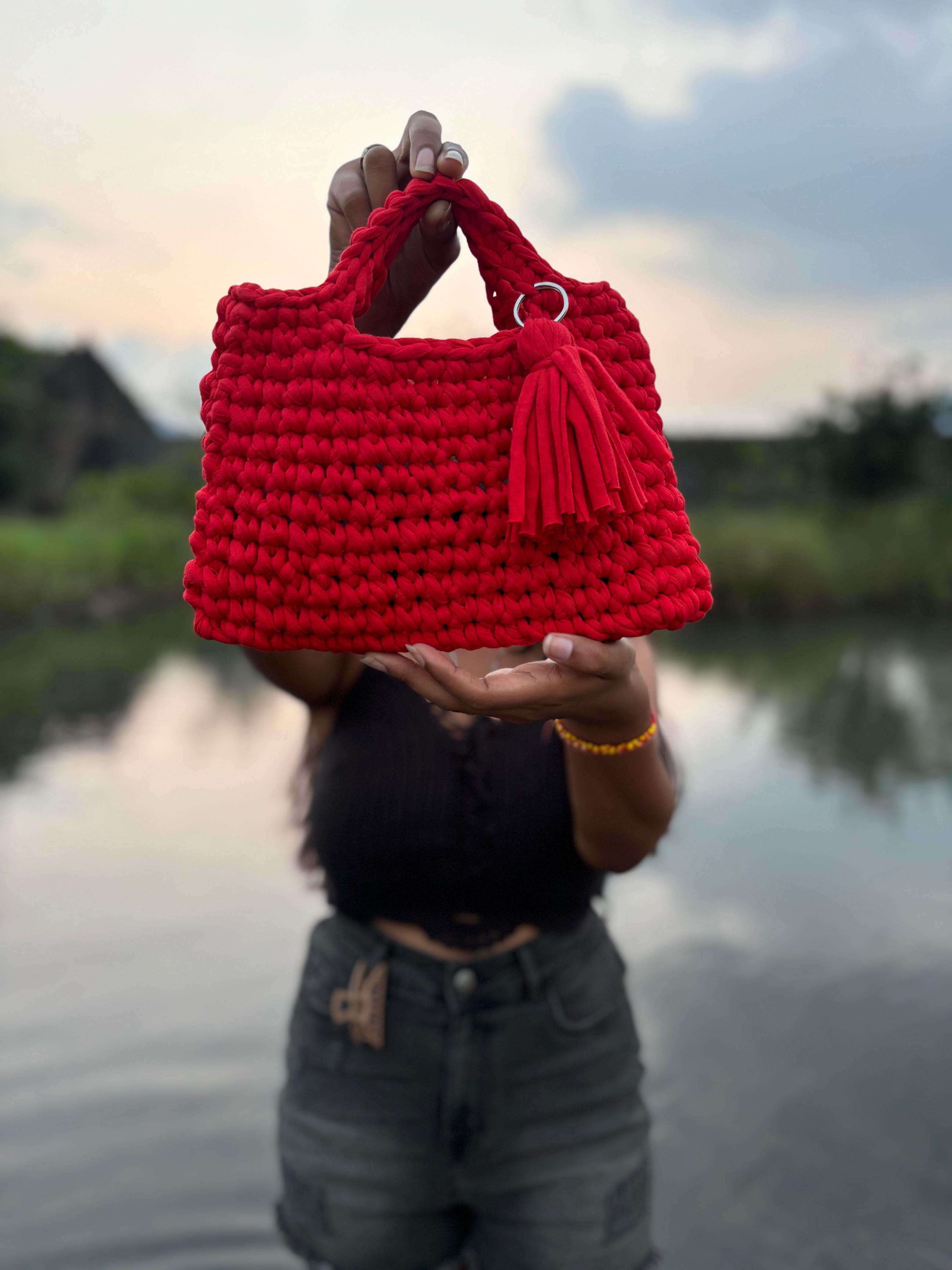 Tshirt yarn bag