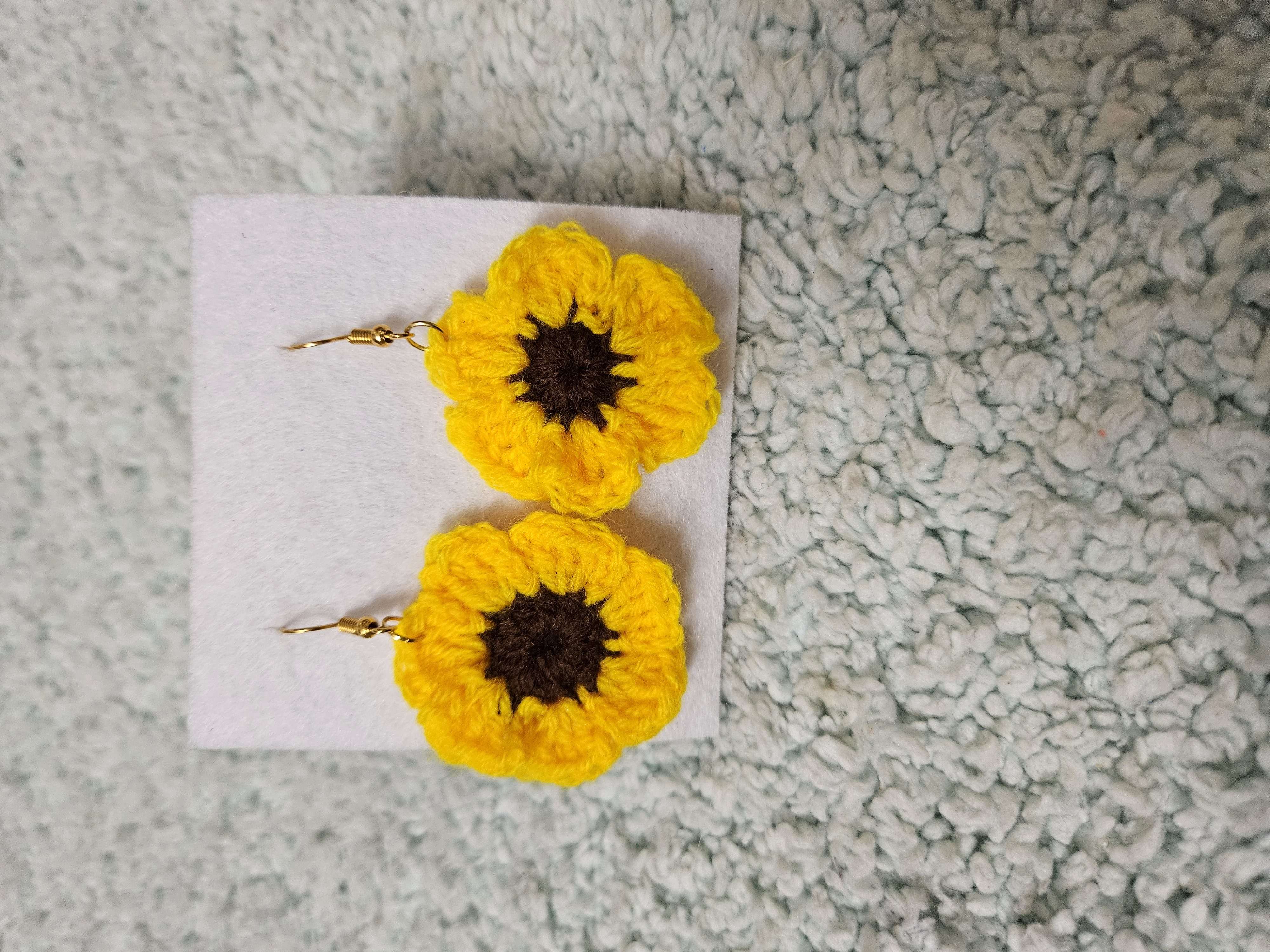 Sunflower earring
