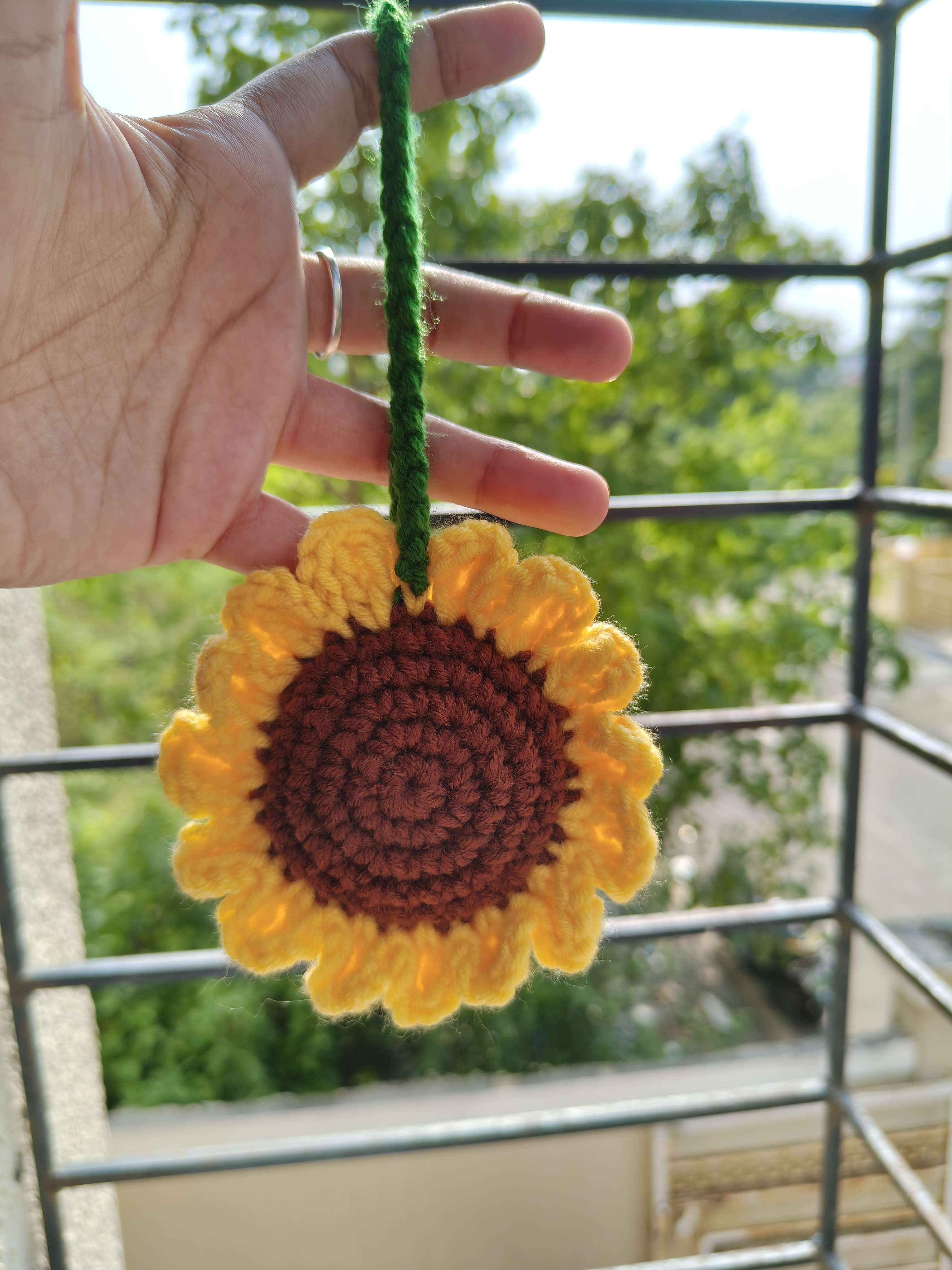 Sunflower charm