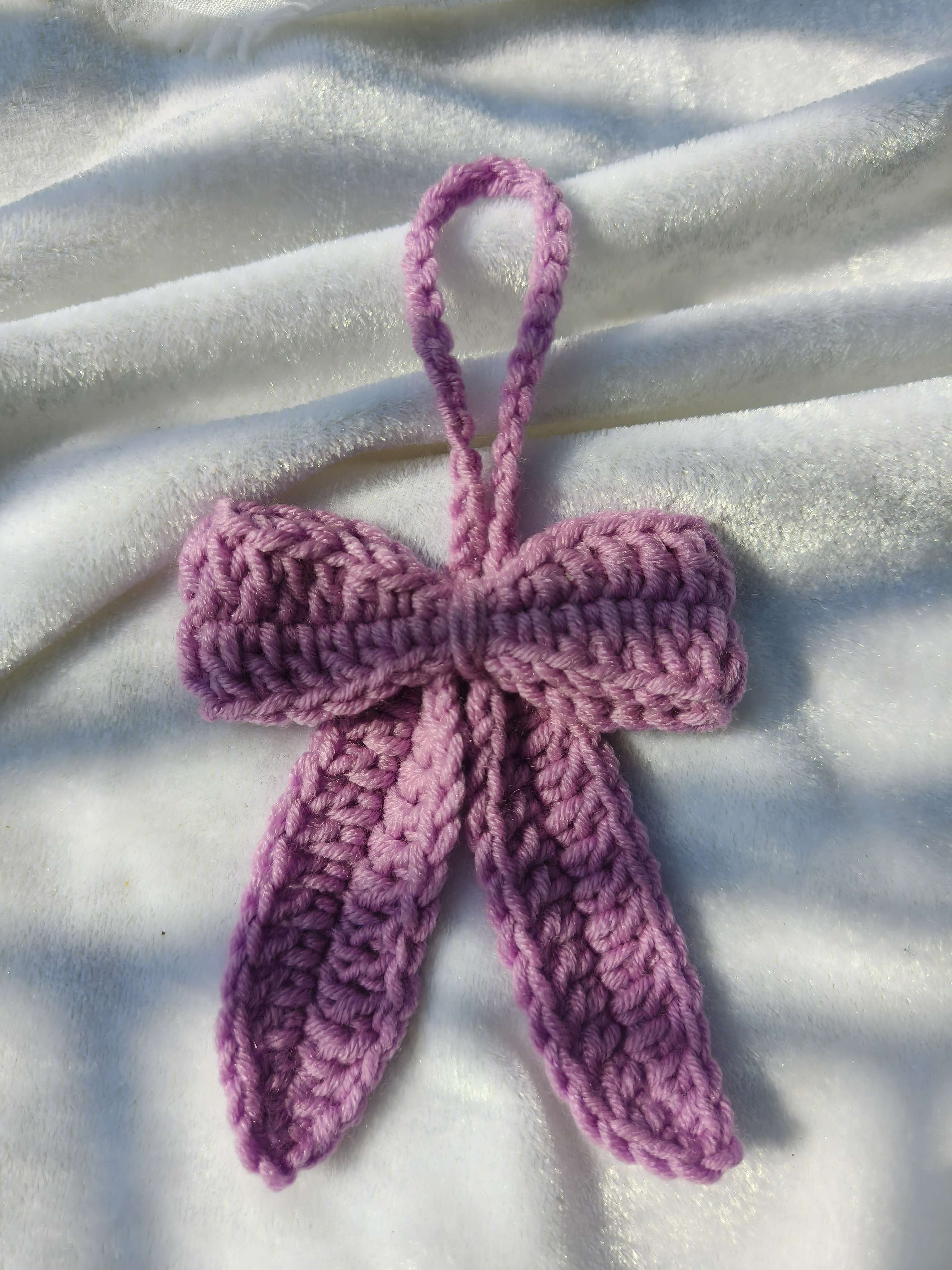 Purple Bow Charm image 2