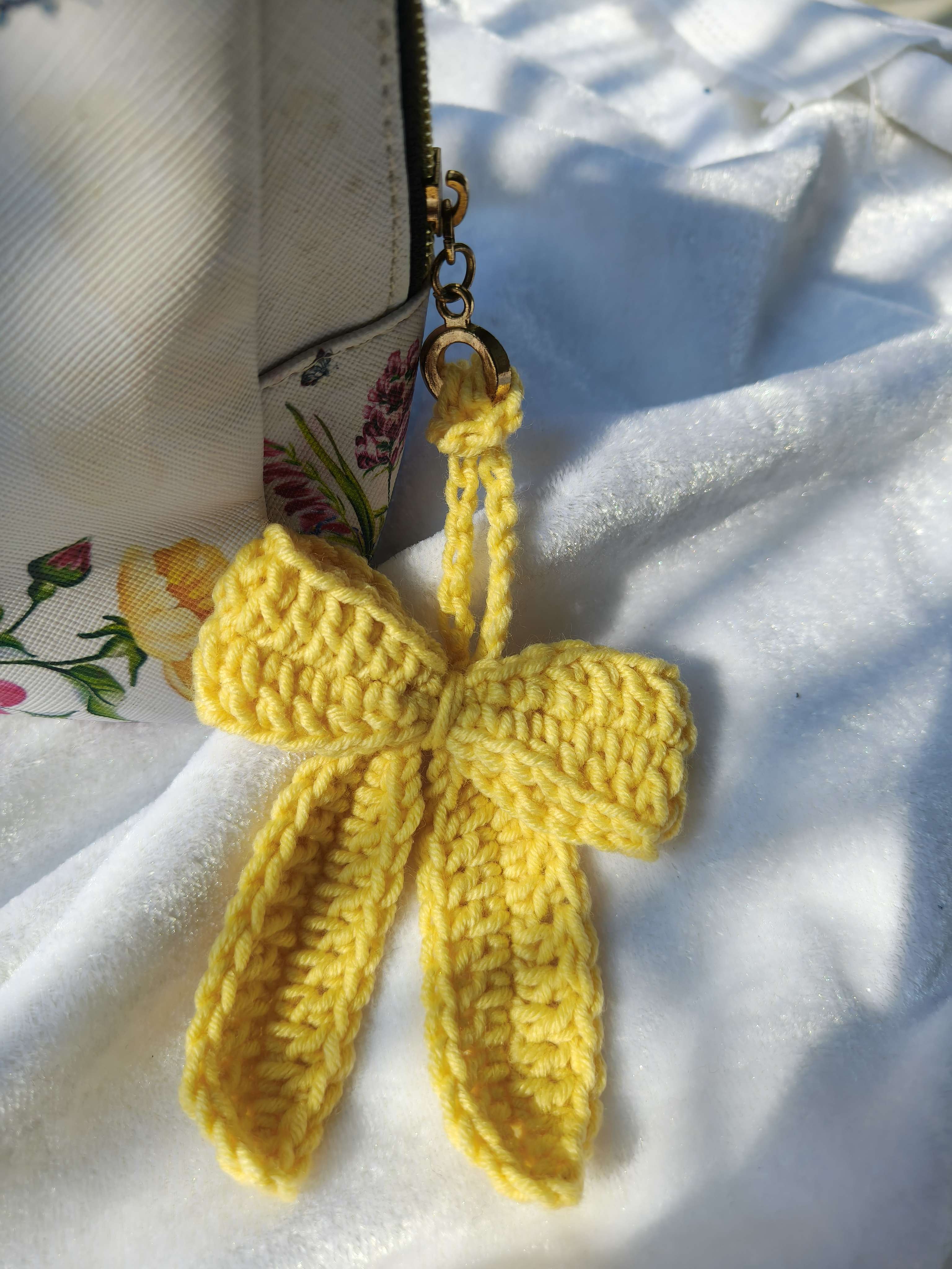 Yellow Bow Charm