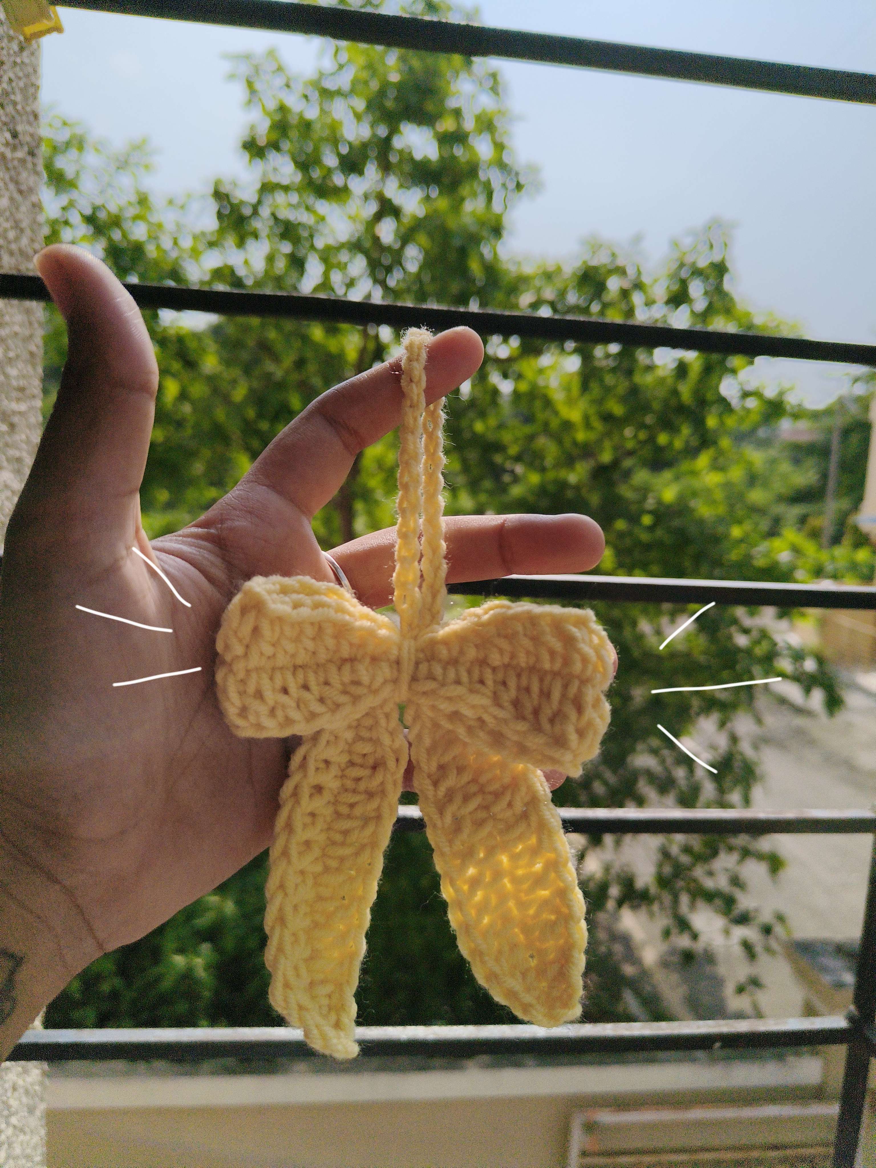 Yellow Bow Charm image 2