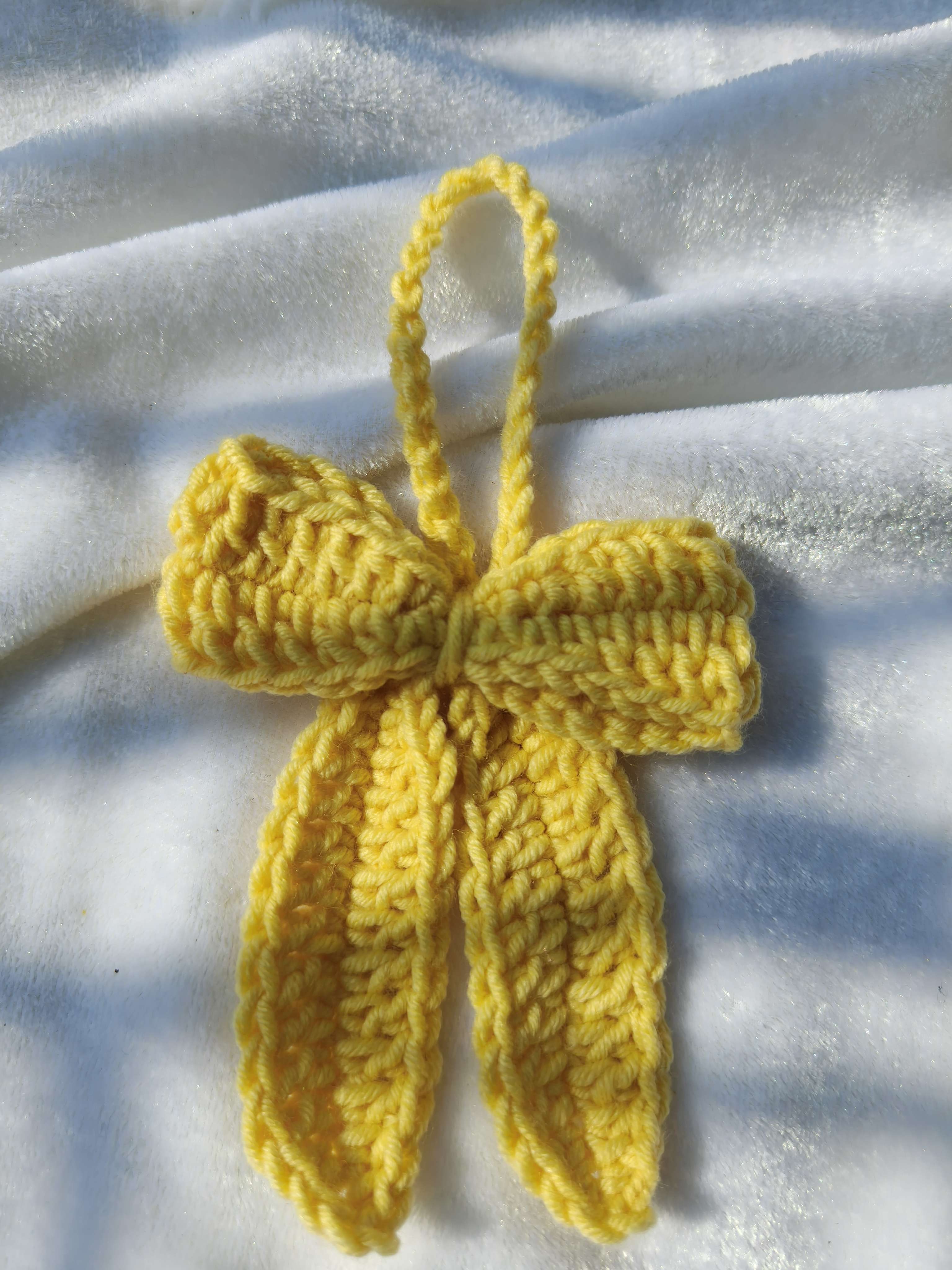 Yellow Bow Charm image 3