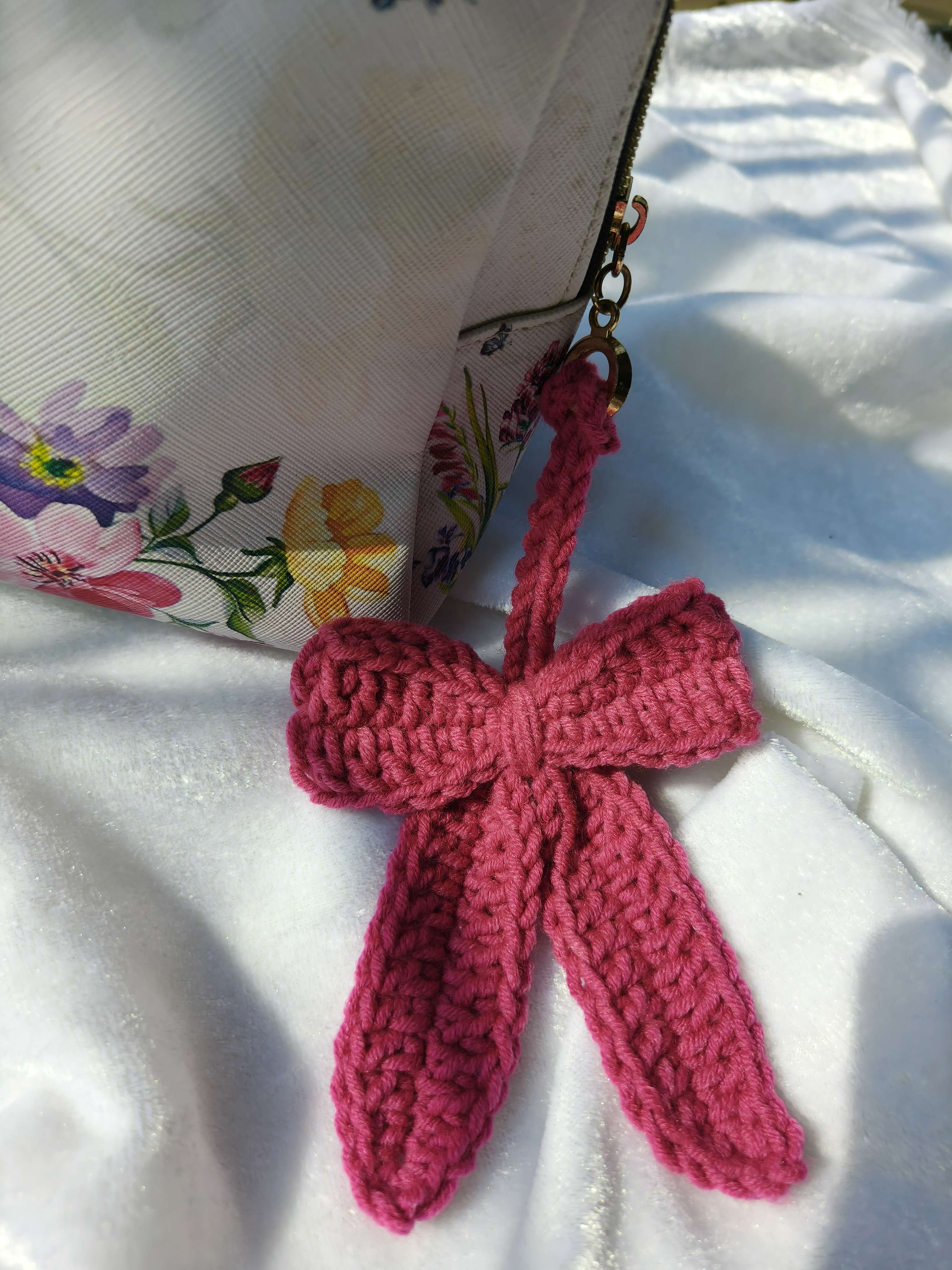 Pink Bow Charm