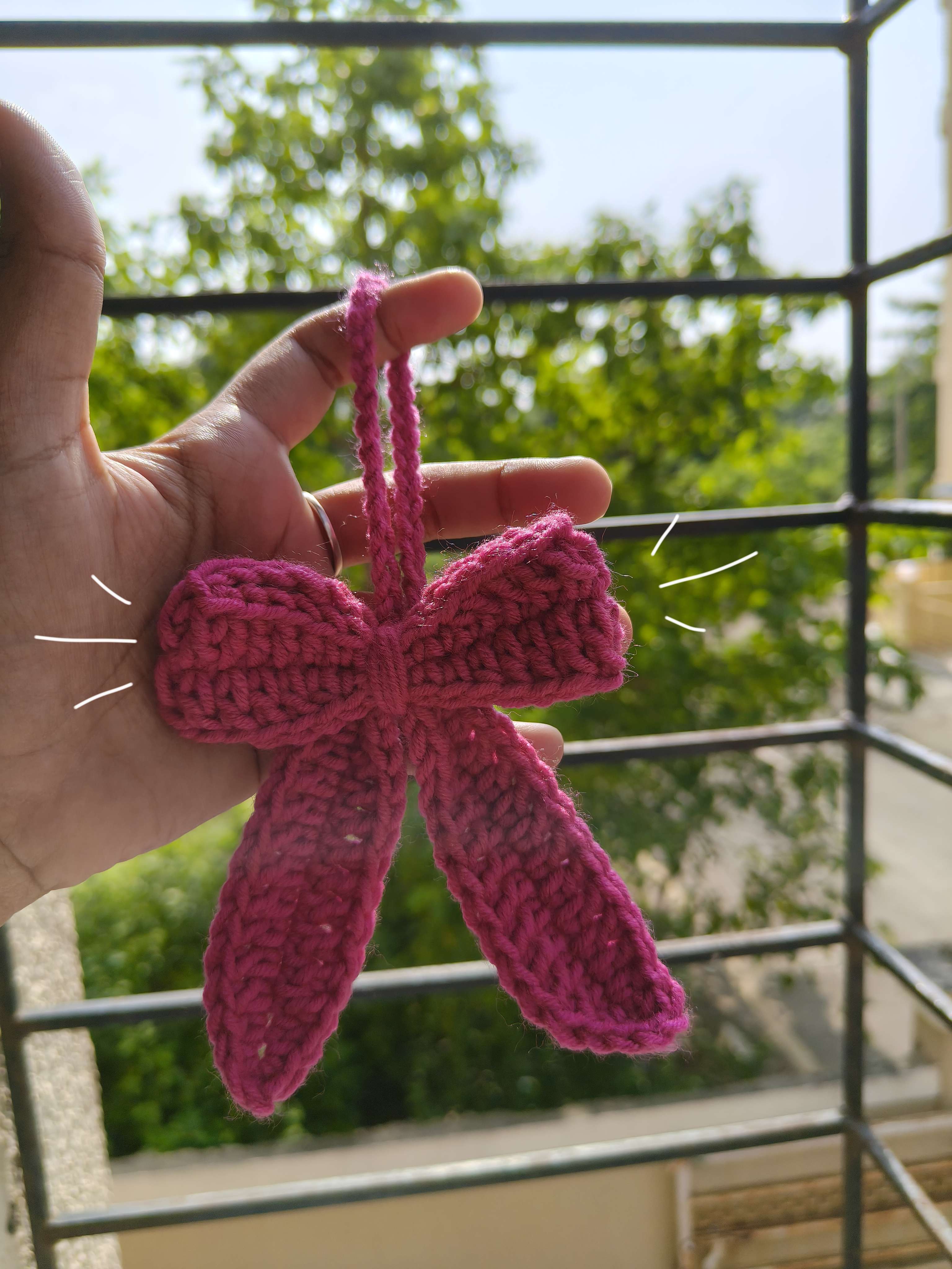 Pink Bow Charm image 3