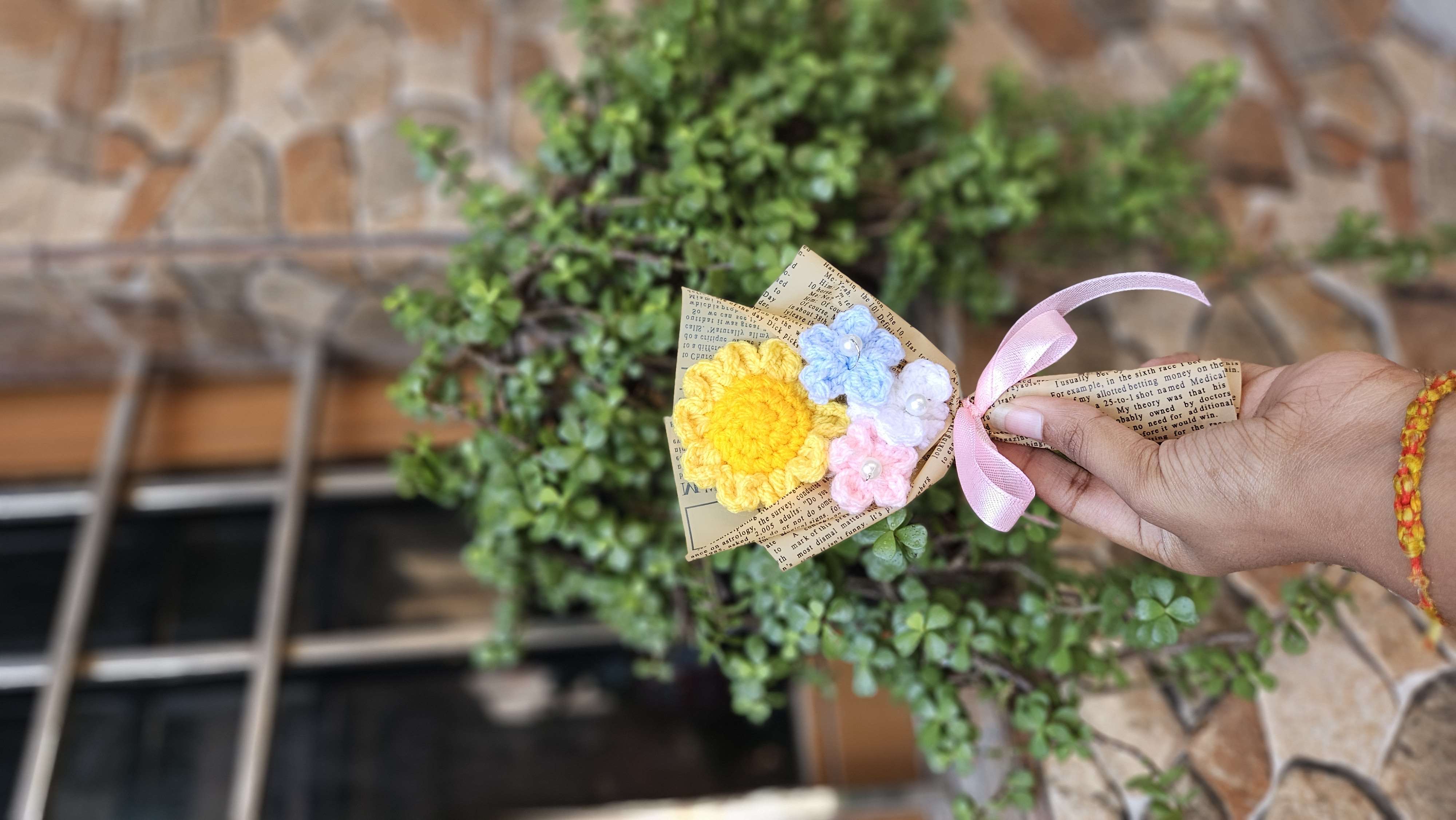 Mini yellow Daisy  bouquet