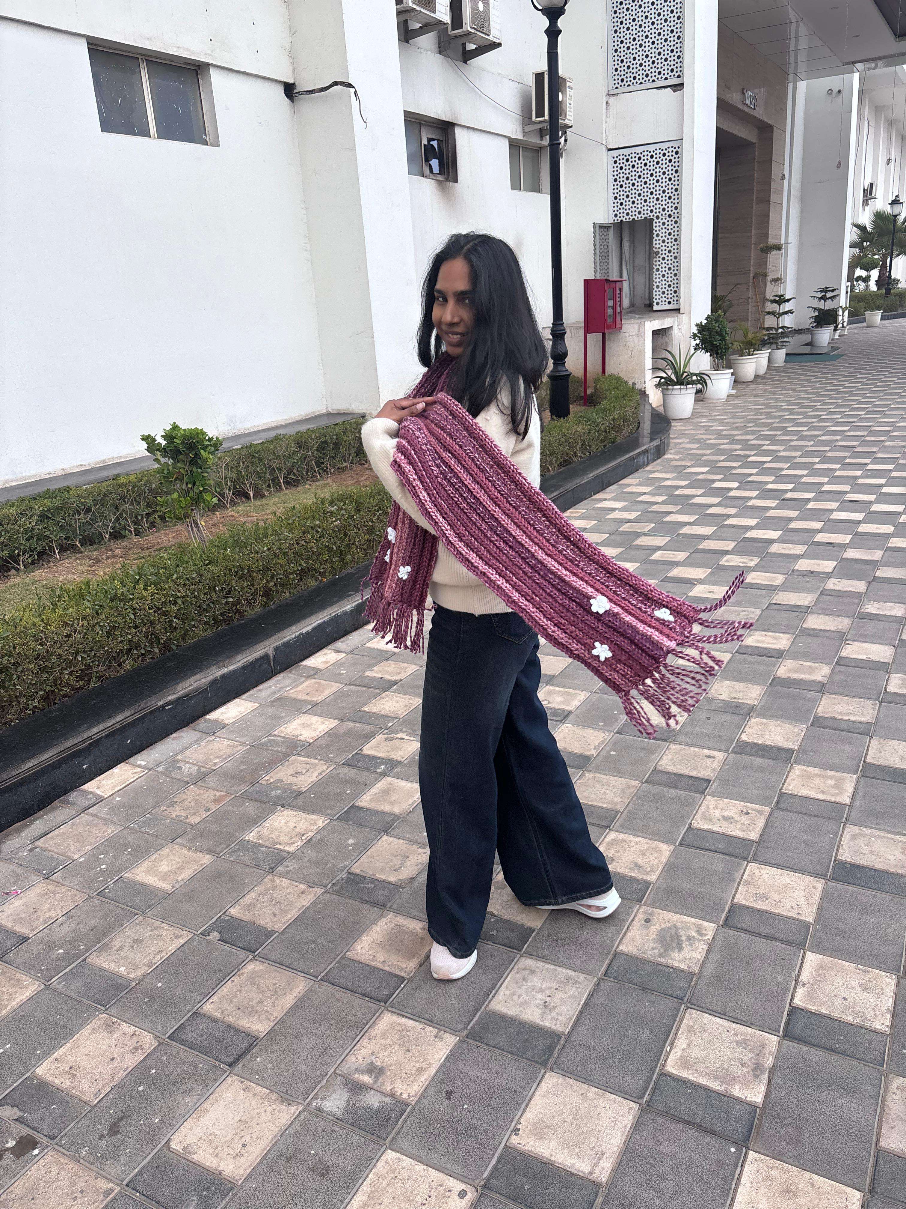 Pumpkin scarf