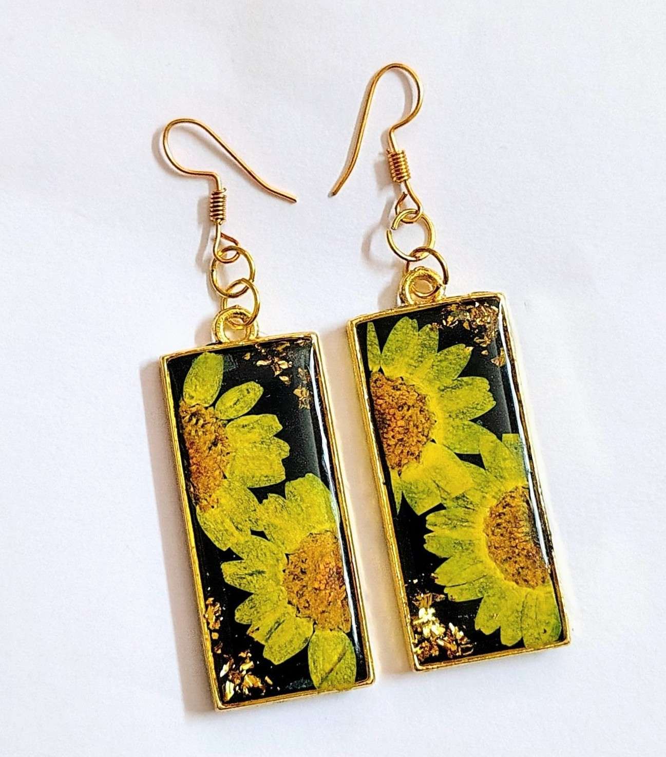 Floral earrings