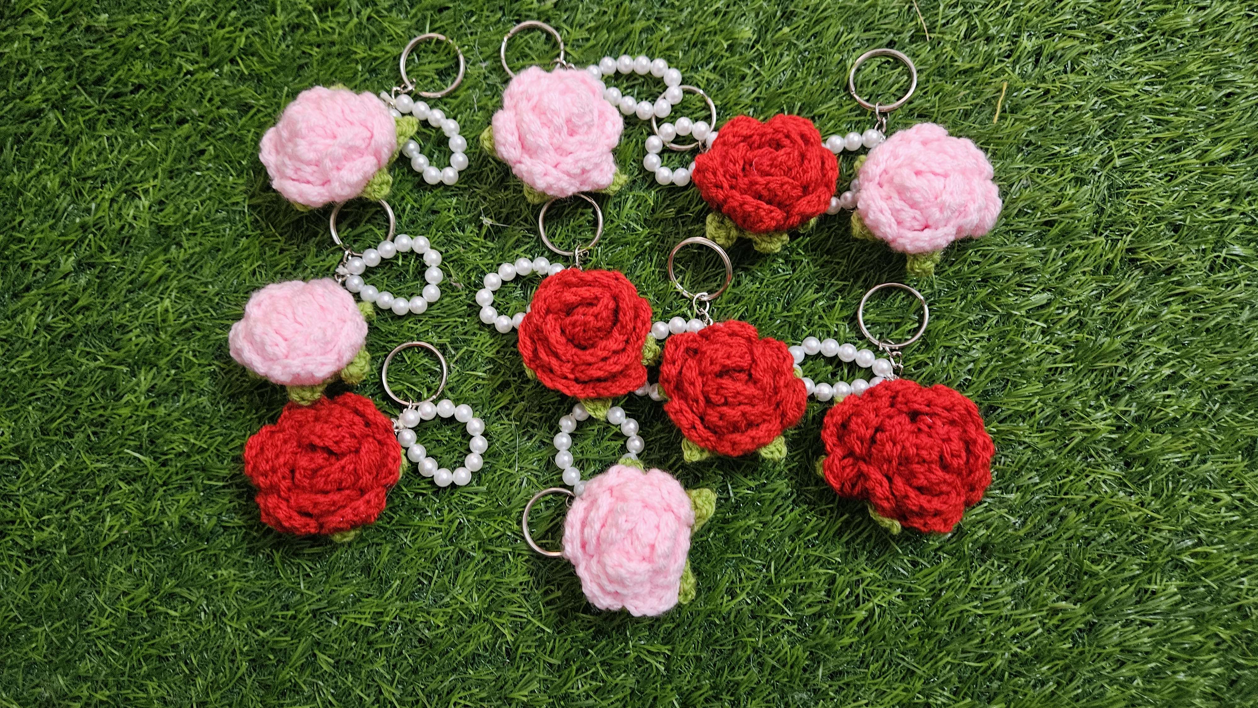 Rose keychain