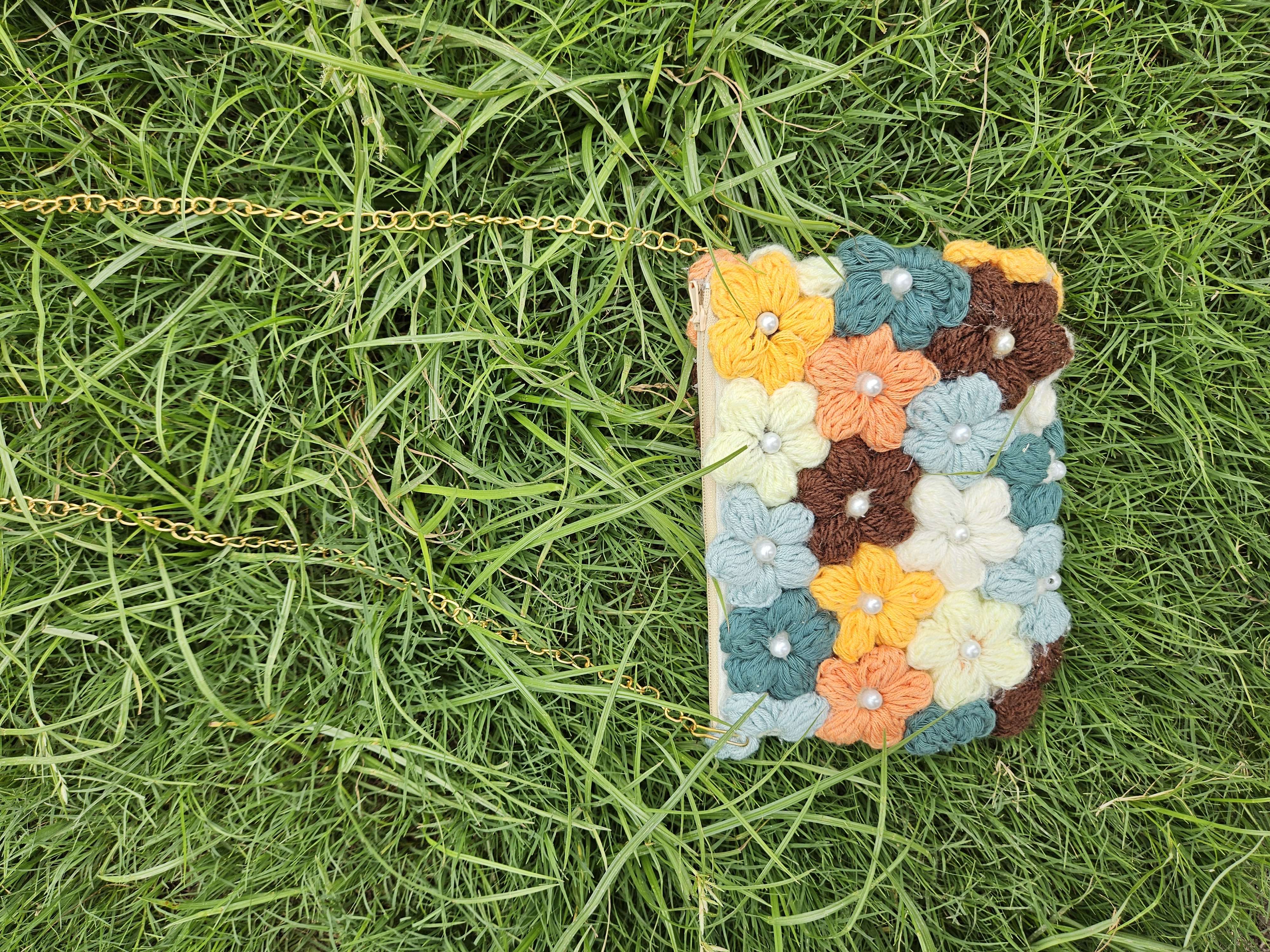 Puff flower bag