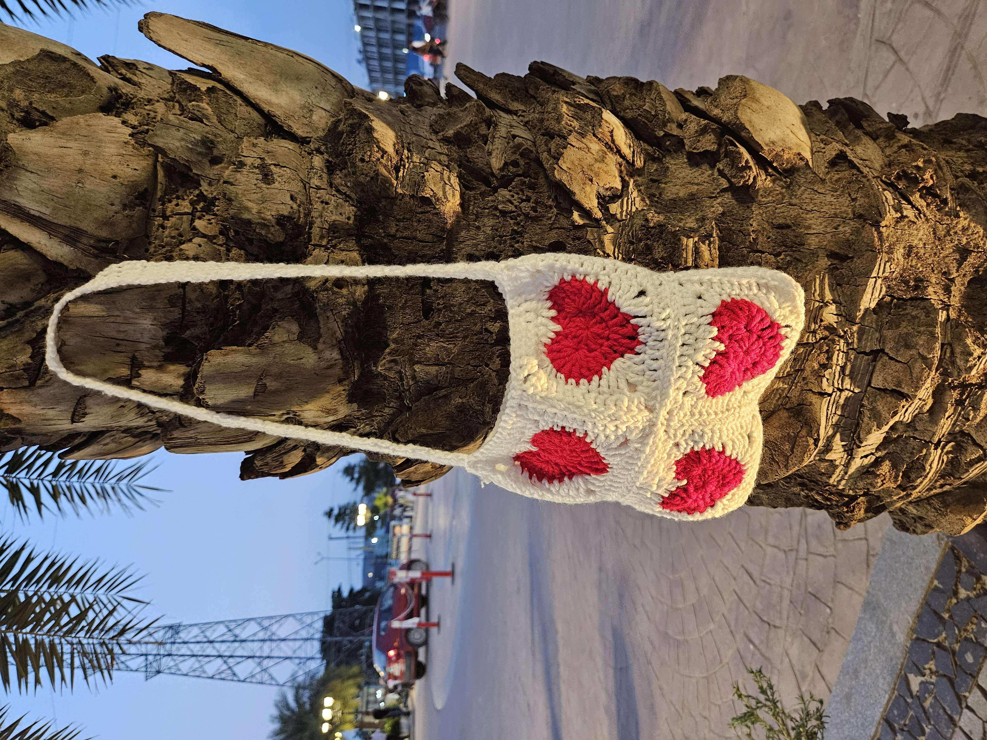 Heart square bag