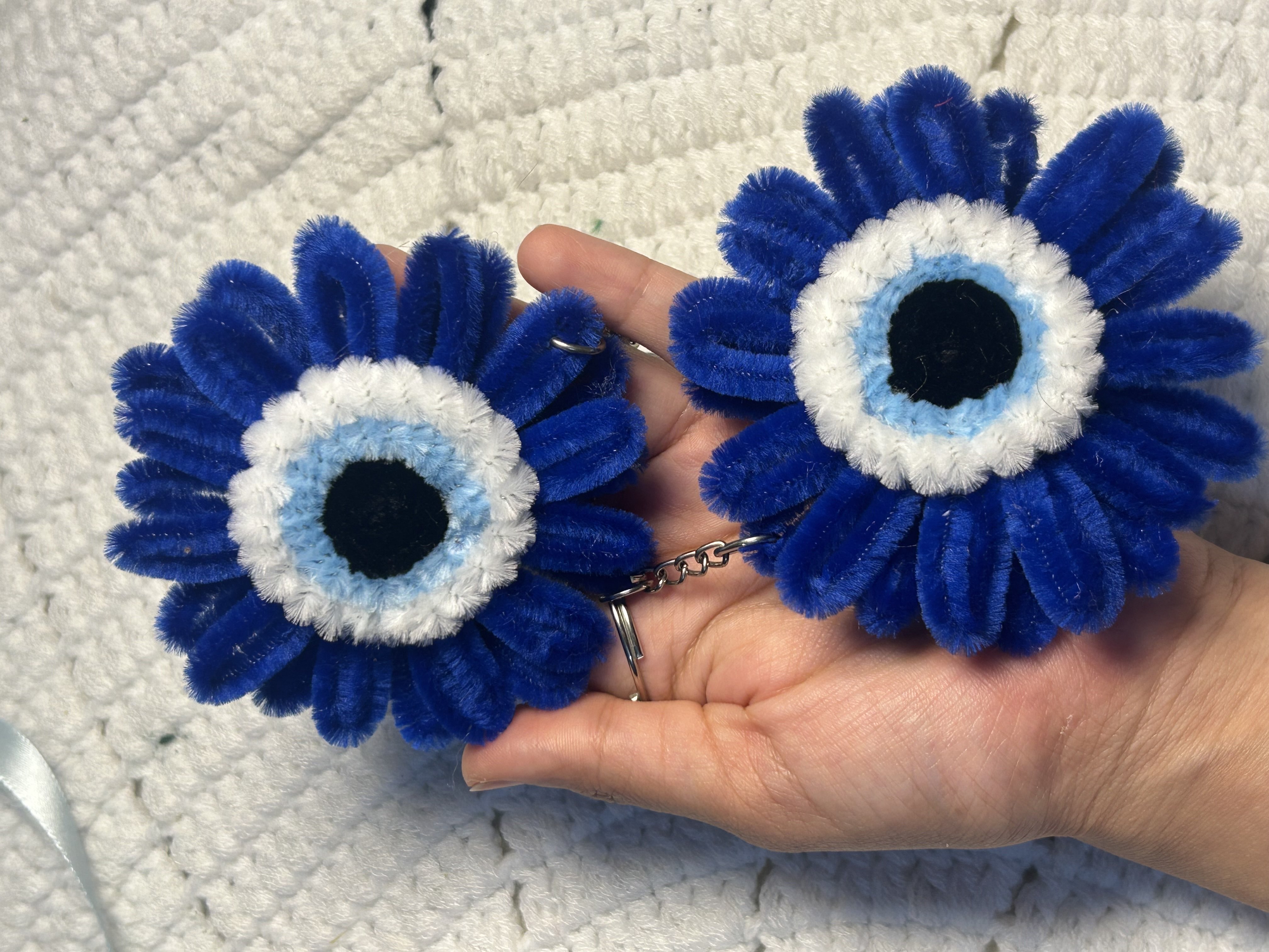 Evil eye keychain