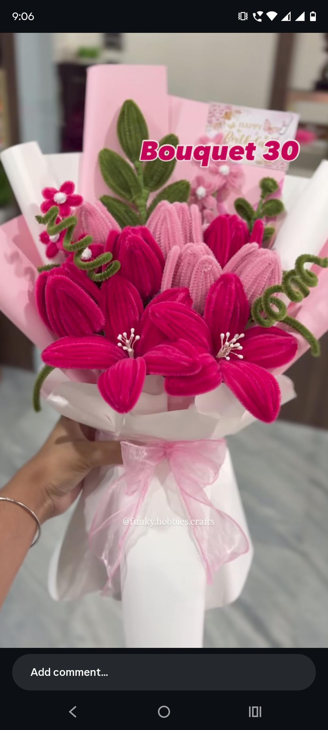 Lily tulips boquet