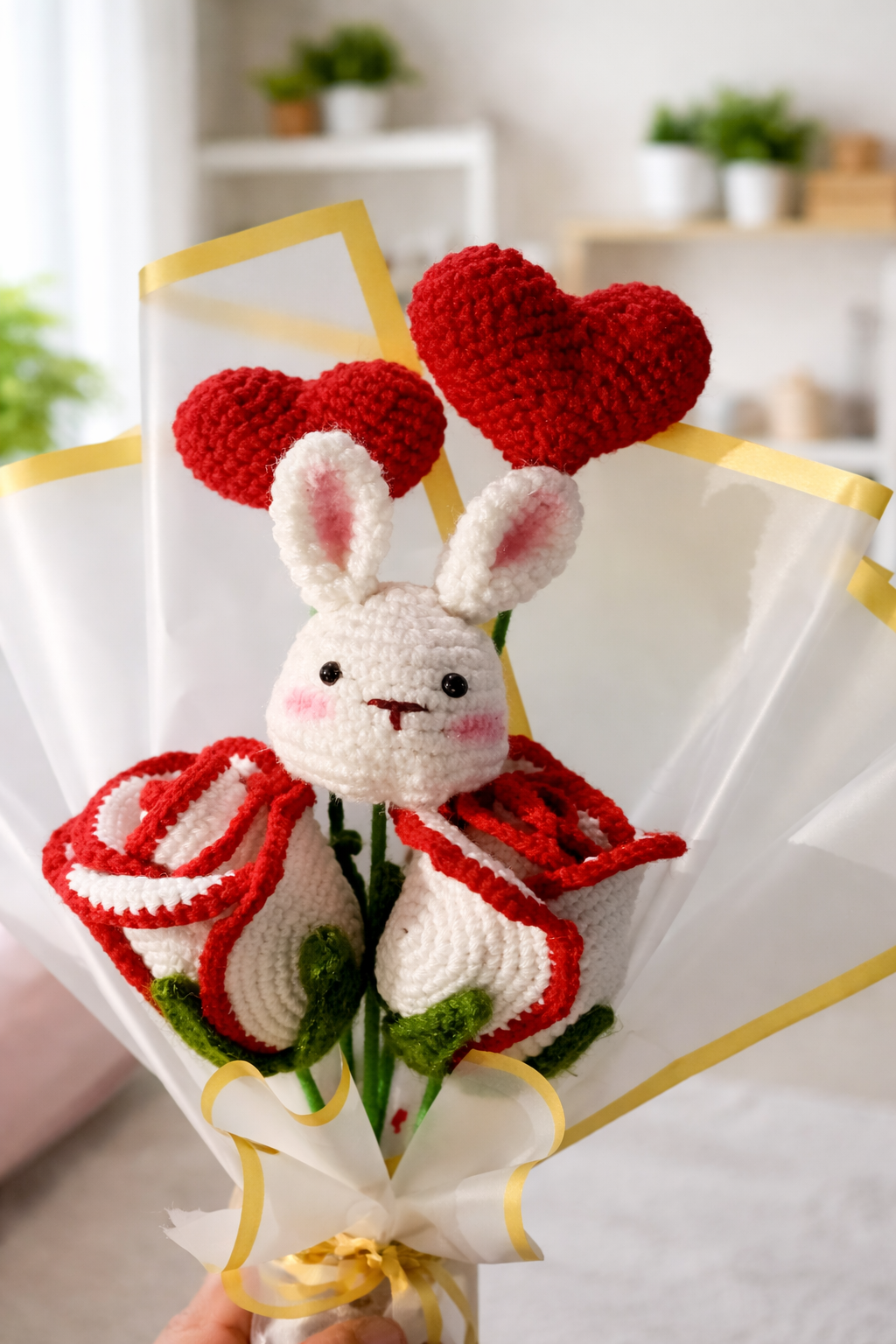 Handmade Crochet flower bouquet 🌺