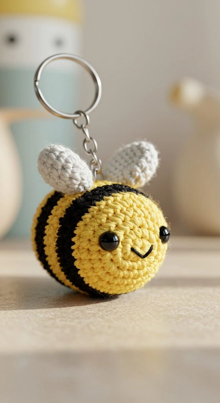 Bee keychain