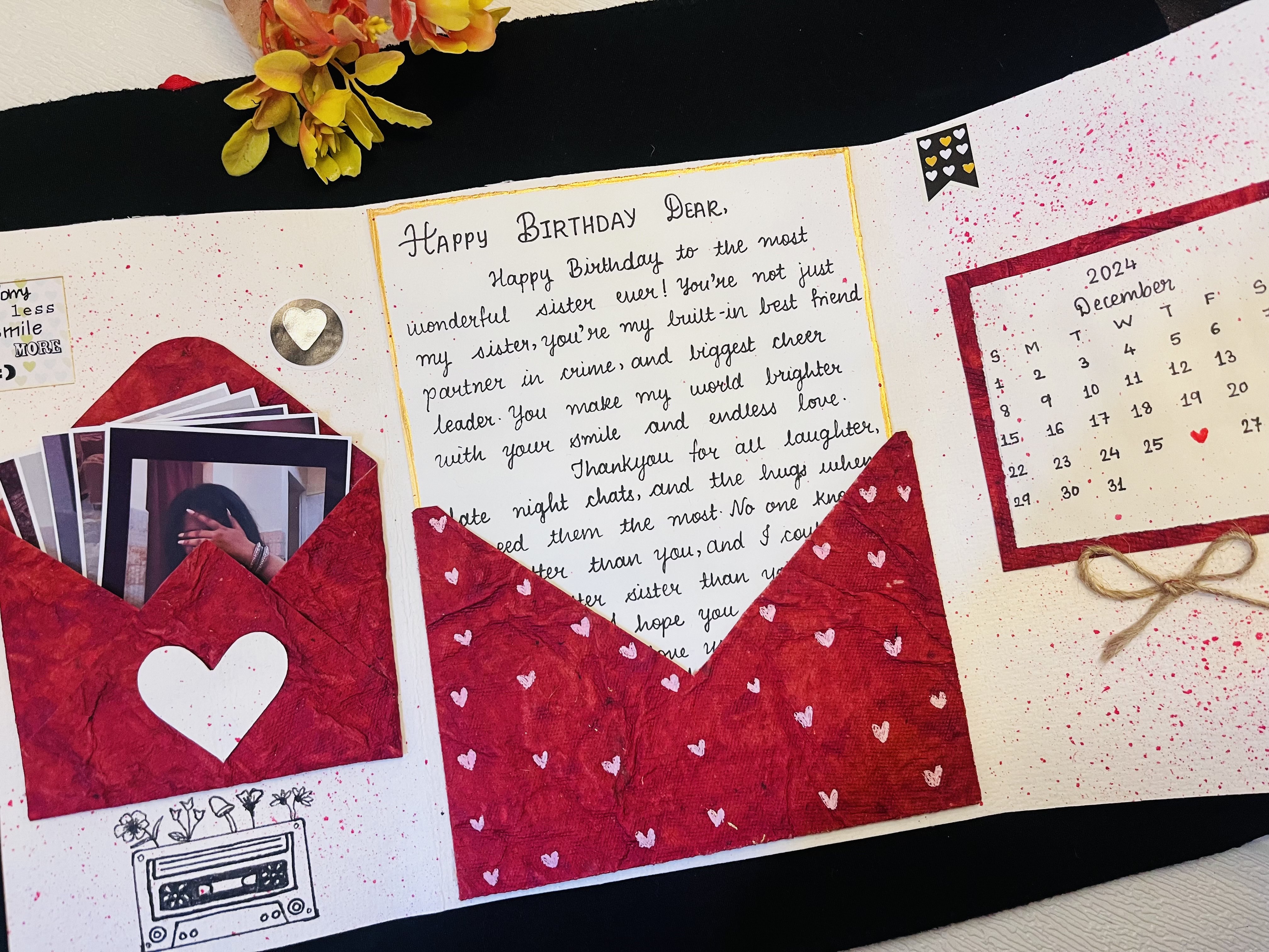 Red theme love letter