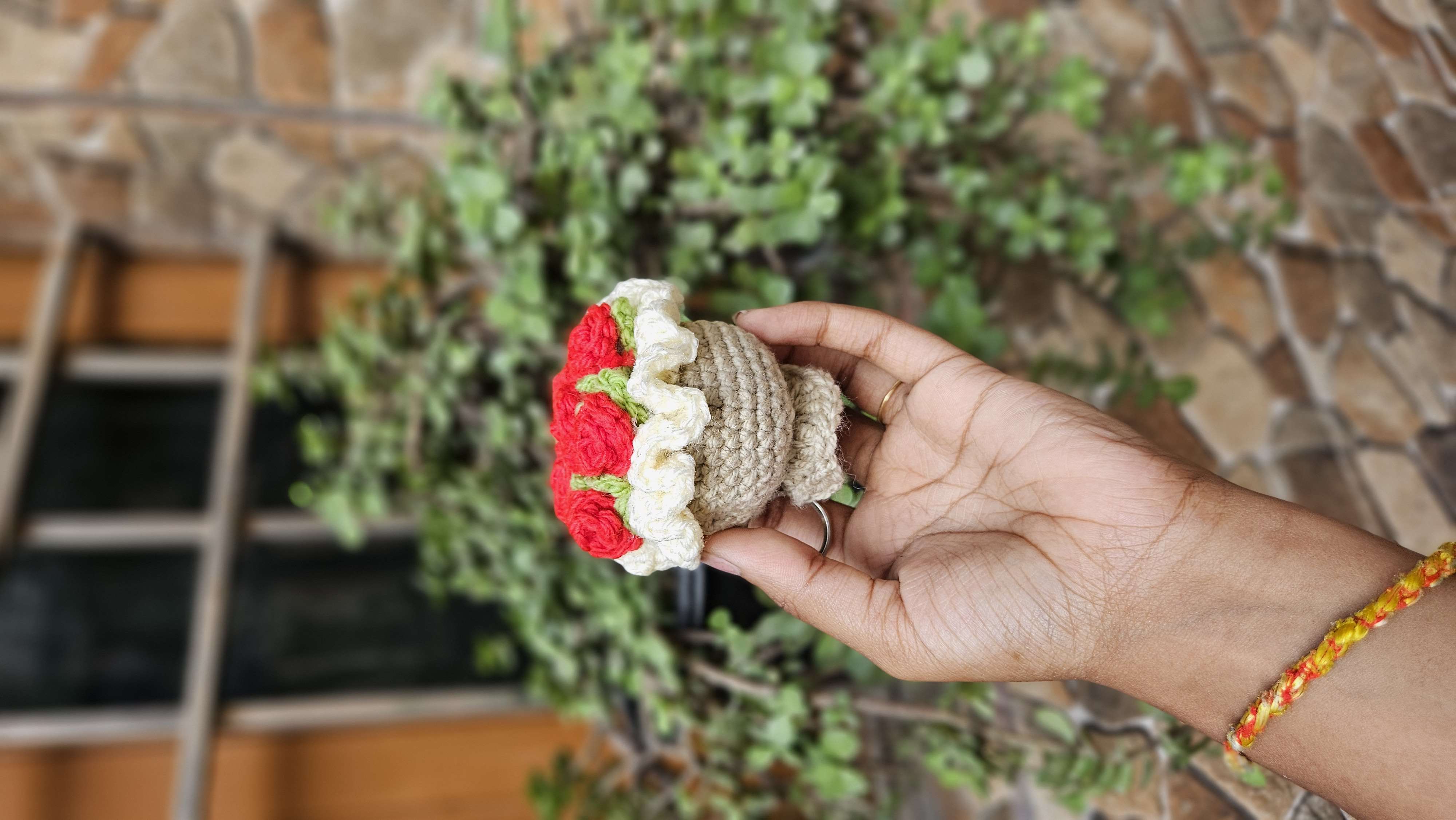 Bouquet keychain