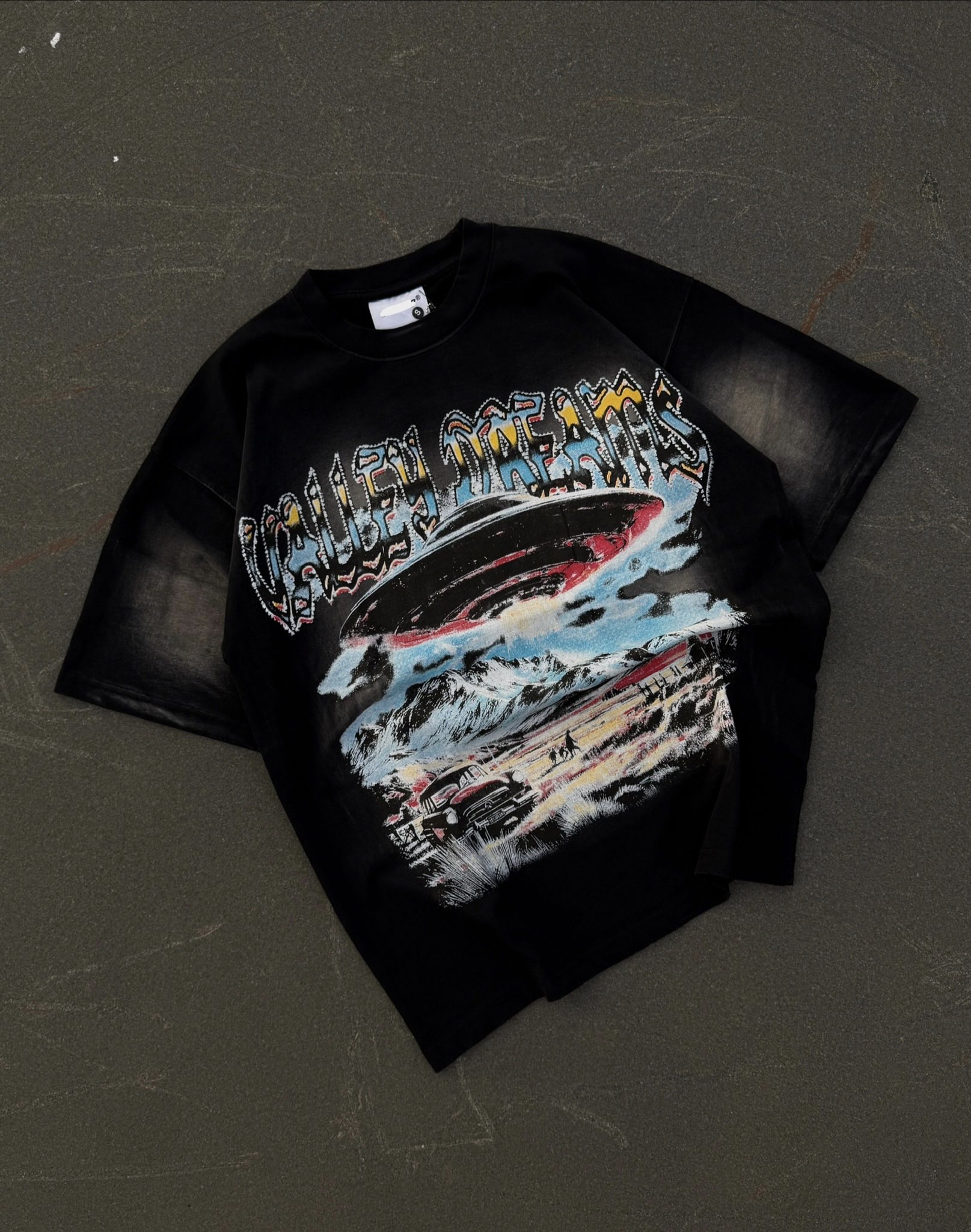 02 Lava Wash Oversized Unisex  Tee