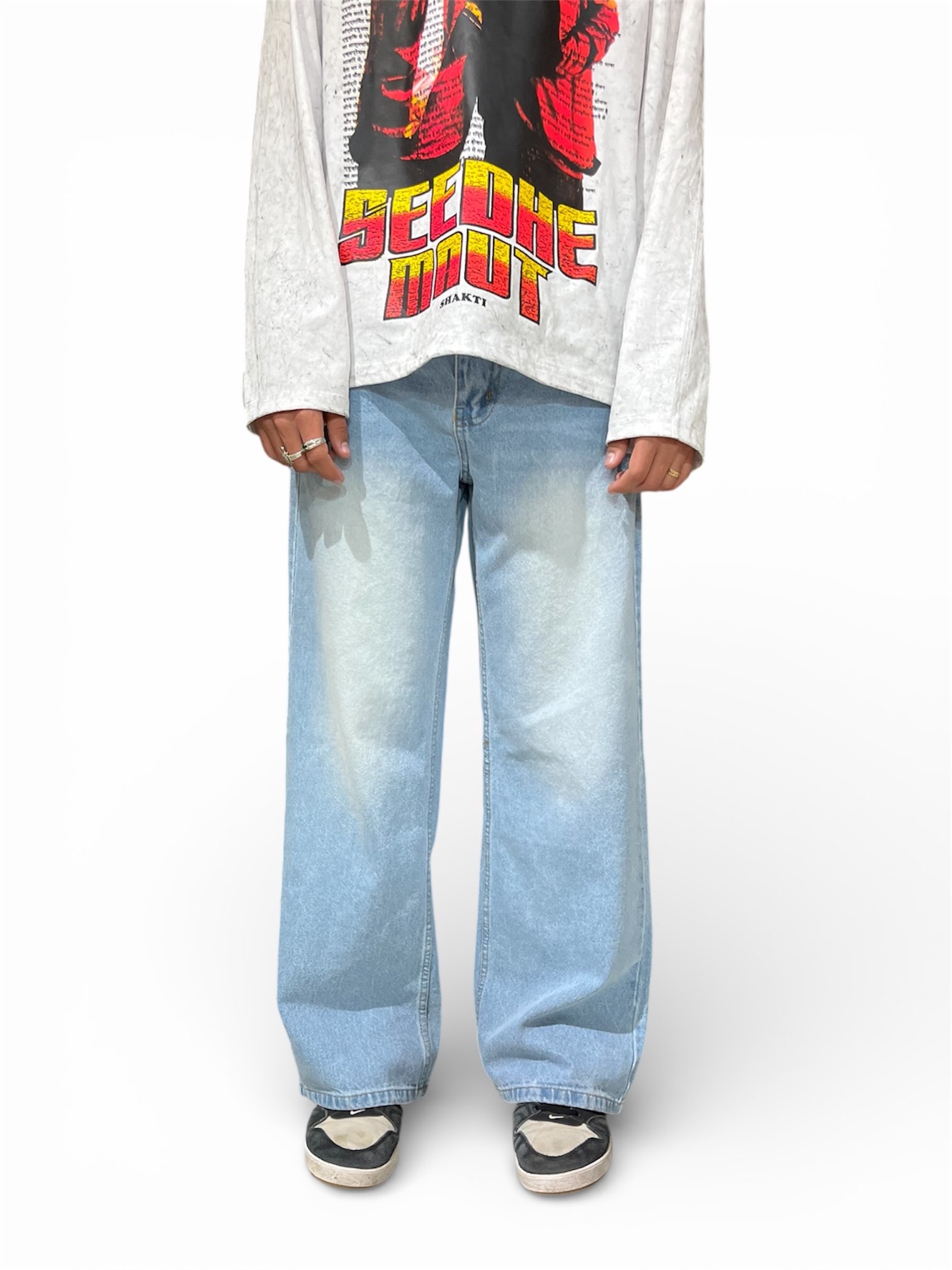 01 Baggy Fit Unisex Denim