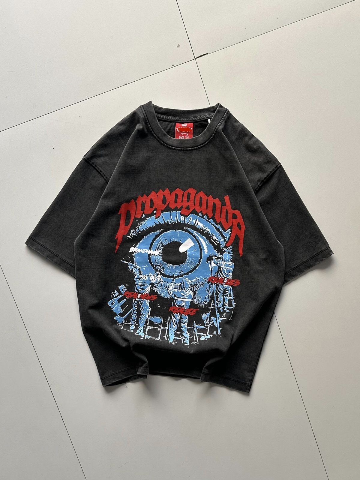 01 Acid Washed Oversized Unisex Tee