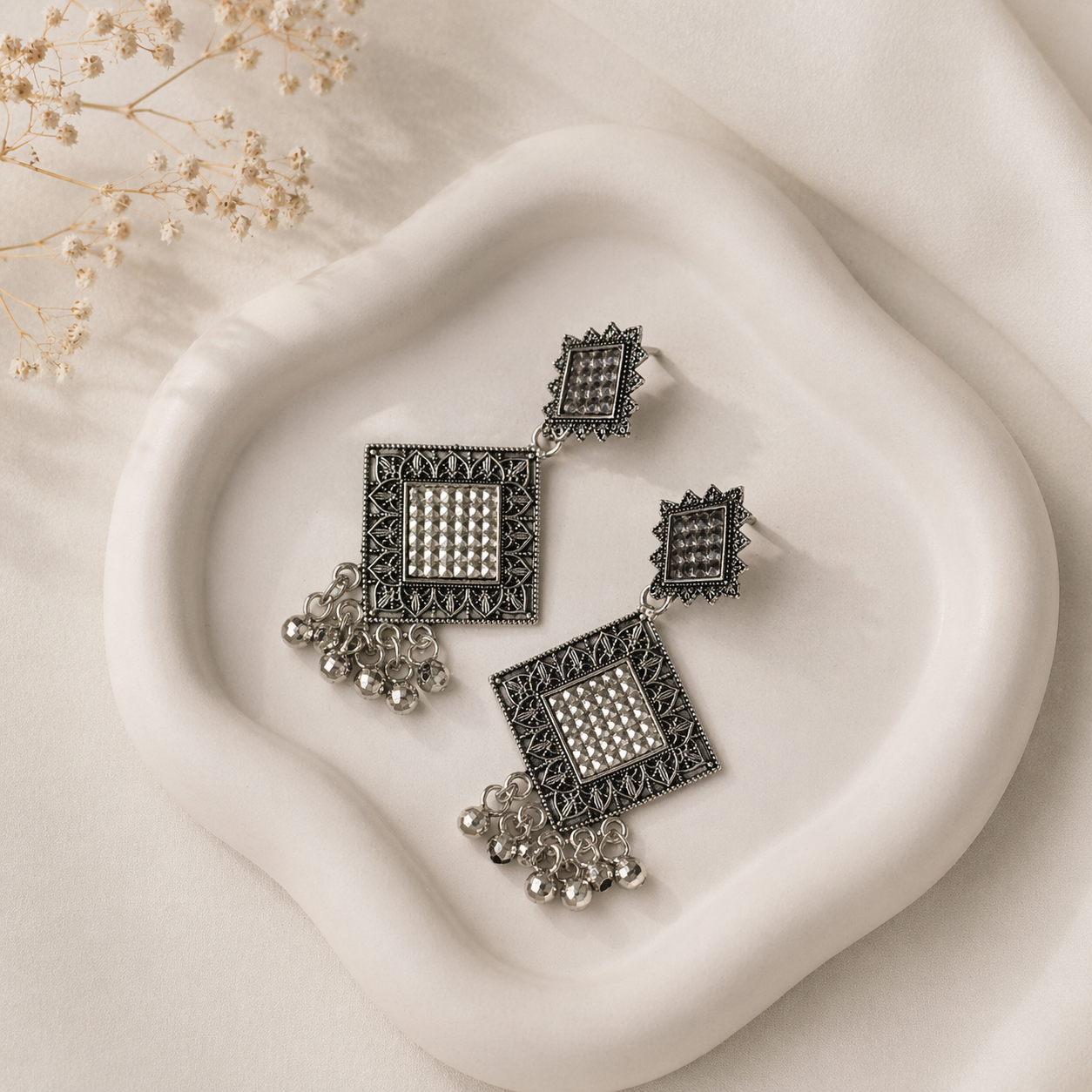 Silver Filigree Earrings