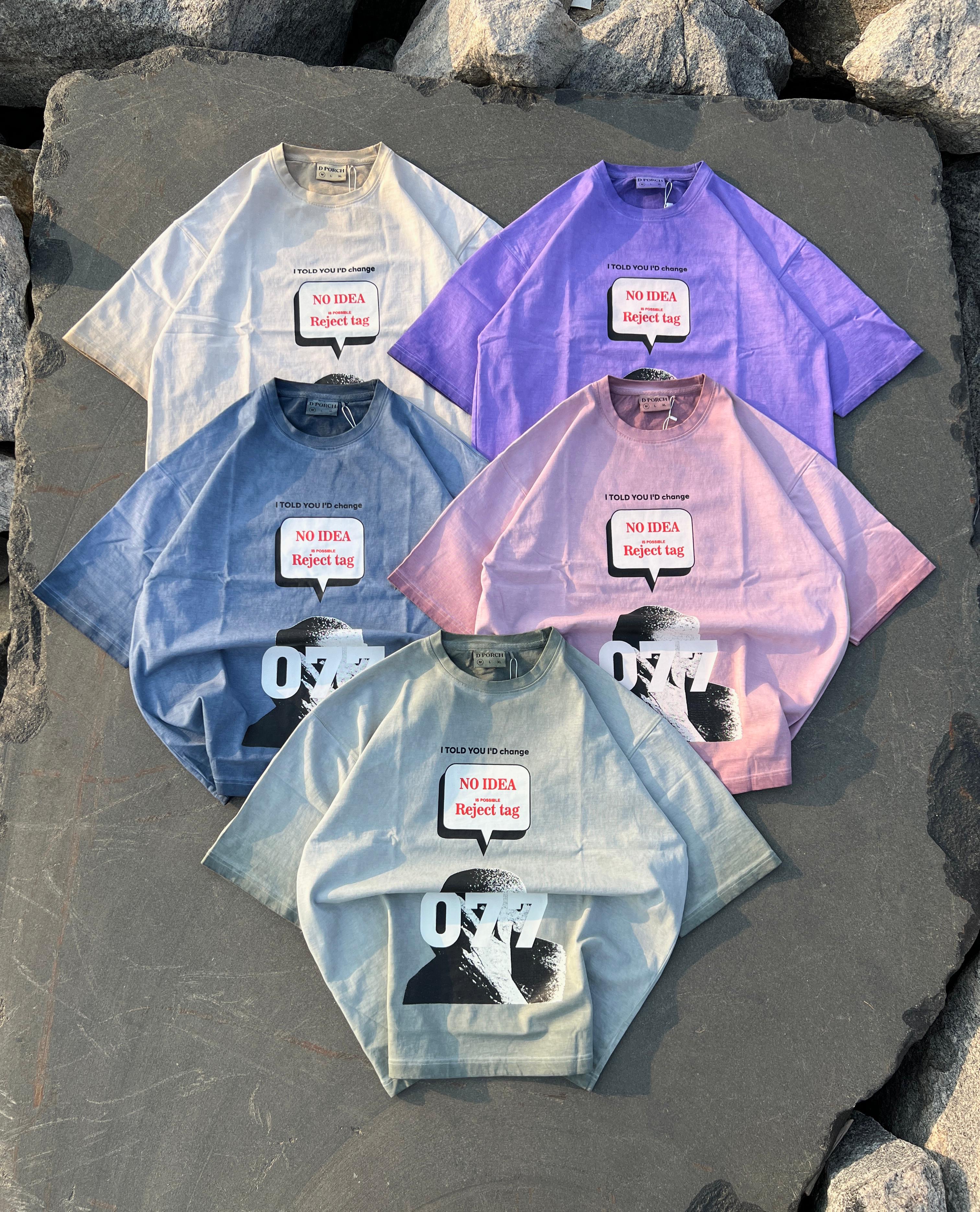 Faded Wash Graphic Unisex Oversized Tee
