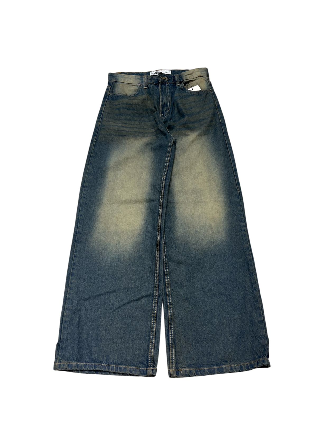 079Vtg Wash Baggy Fit Denim