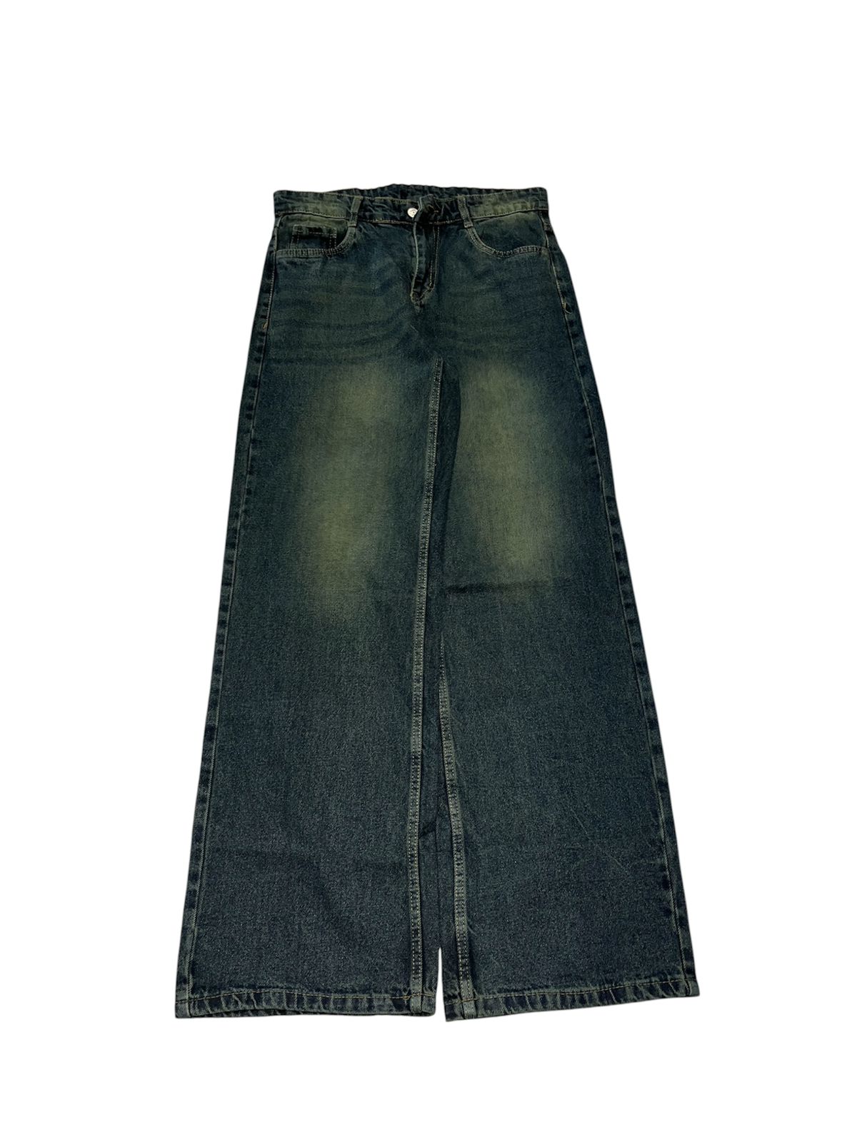 081Vtg Dusty Wash Baggy Fit Denim