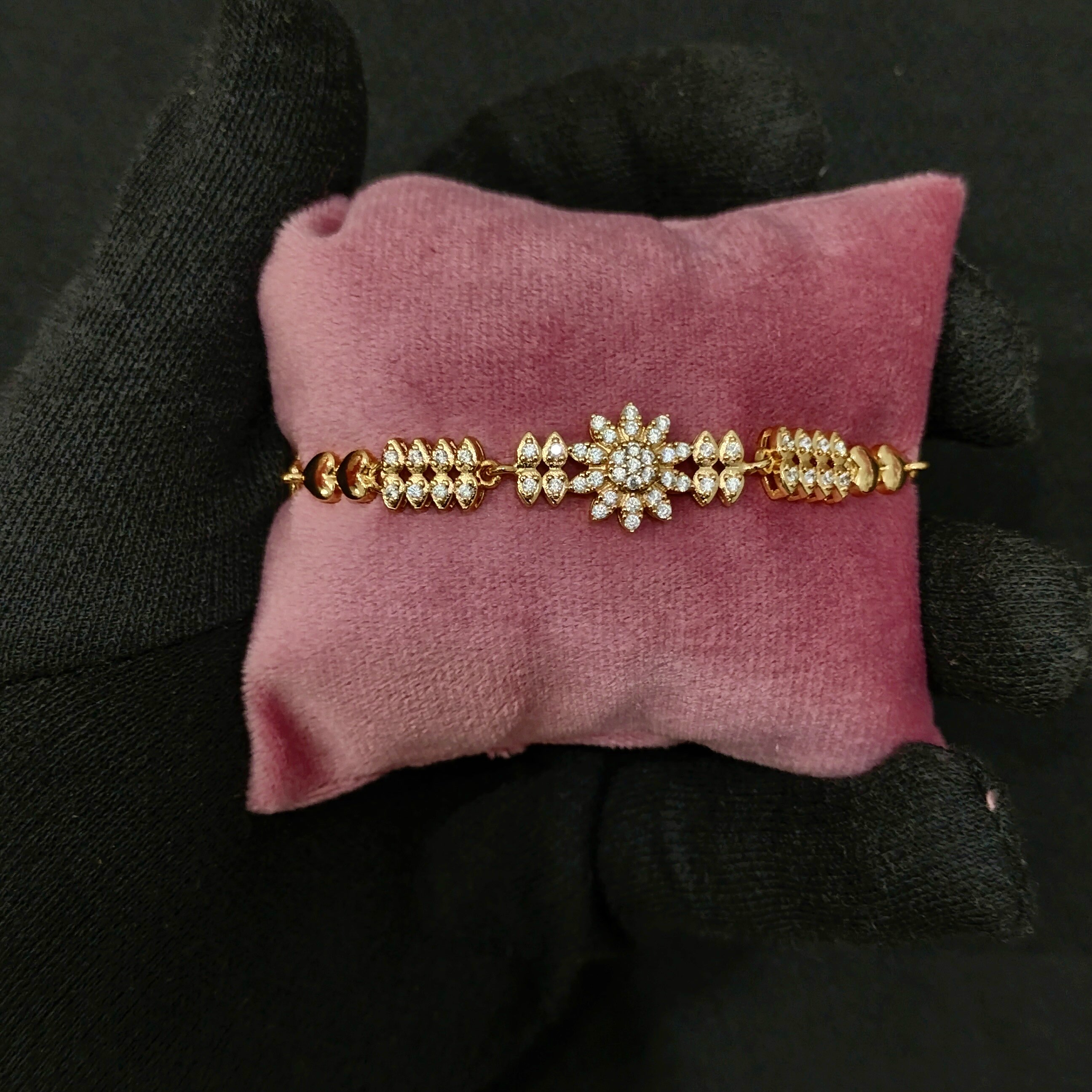 Gold Crystal Bracelet