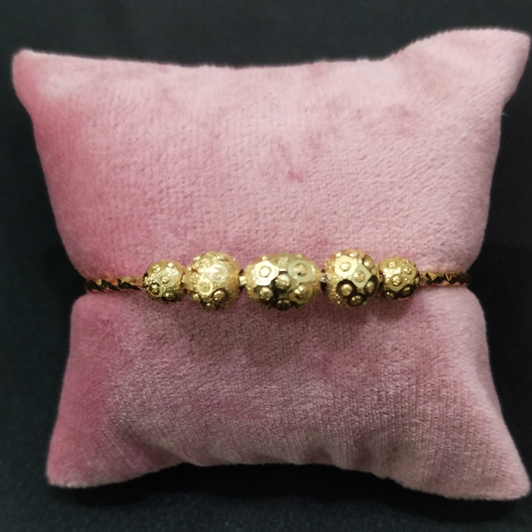 Gold Bead Bracelet