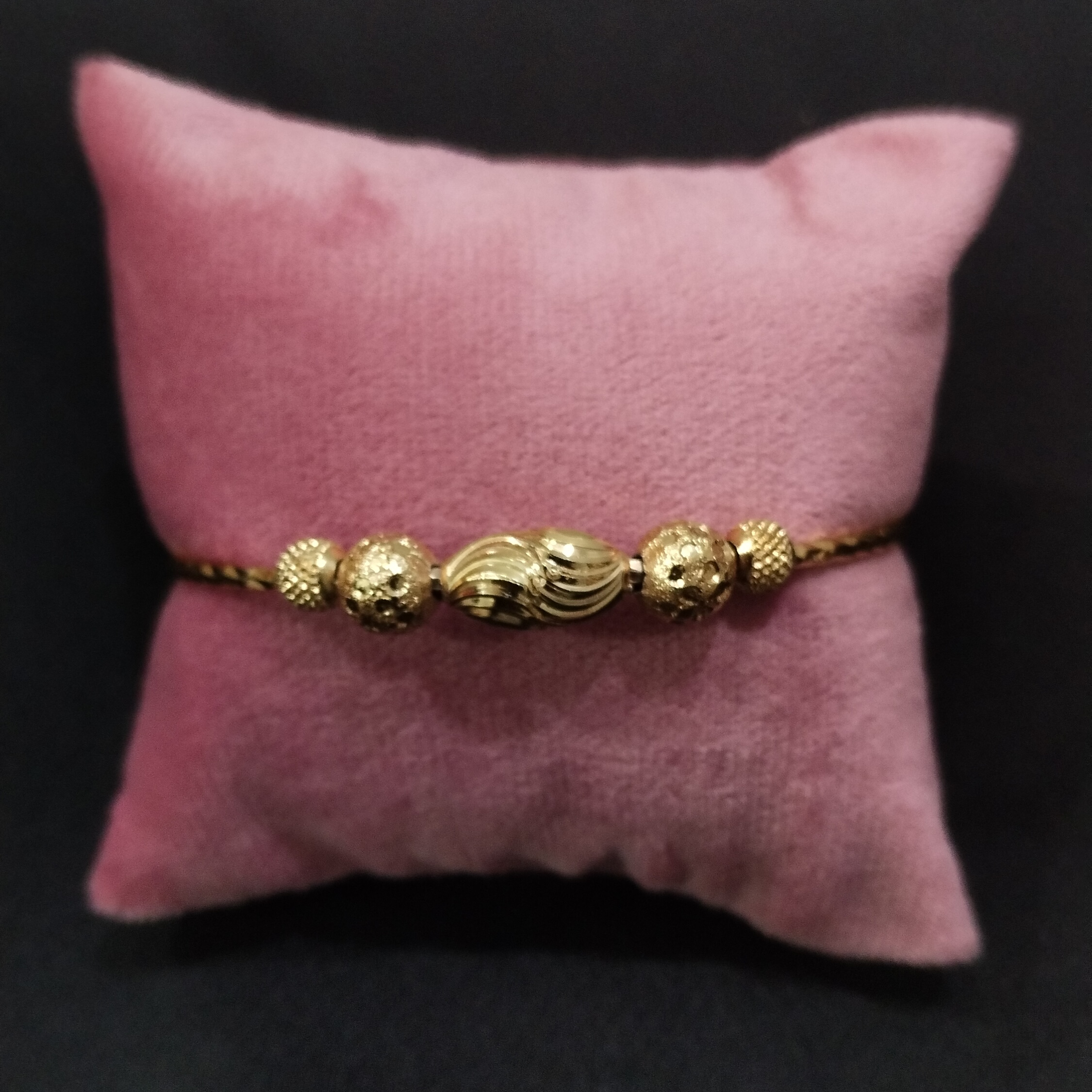 Gold Beaded Bracelet