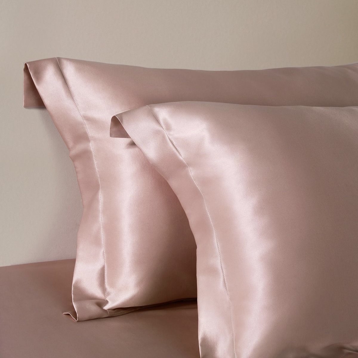 Satin pillow cover