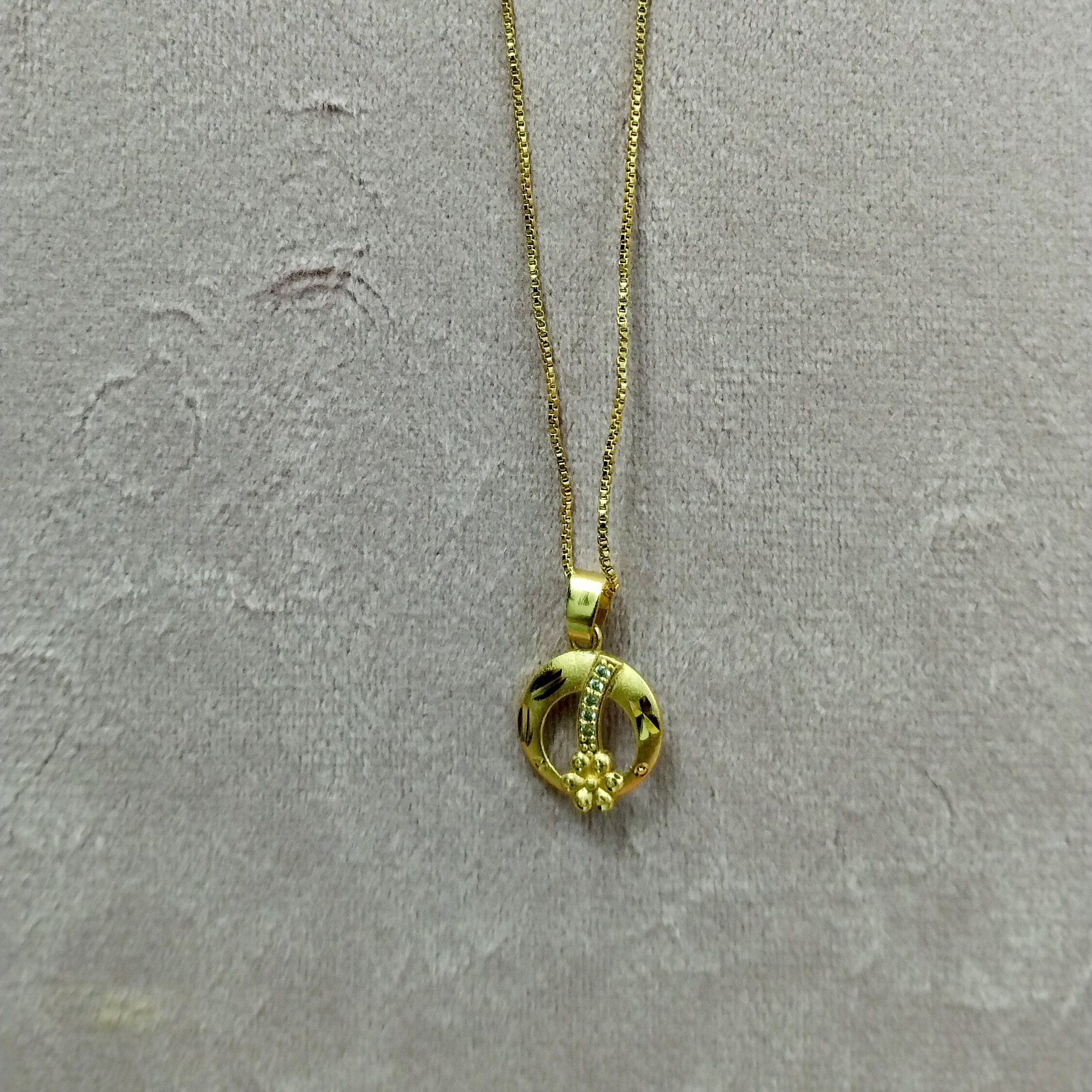 Gold Peacock Pendant Necklace