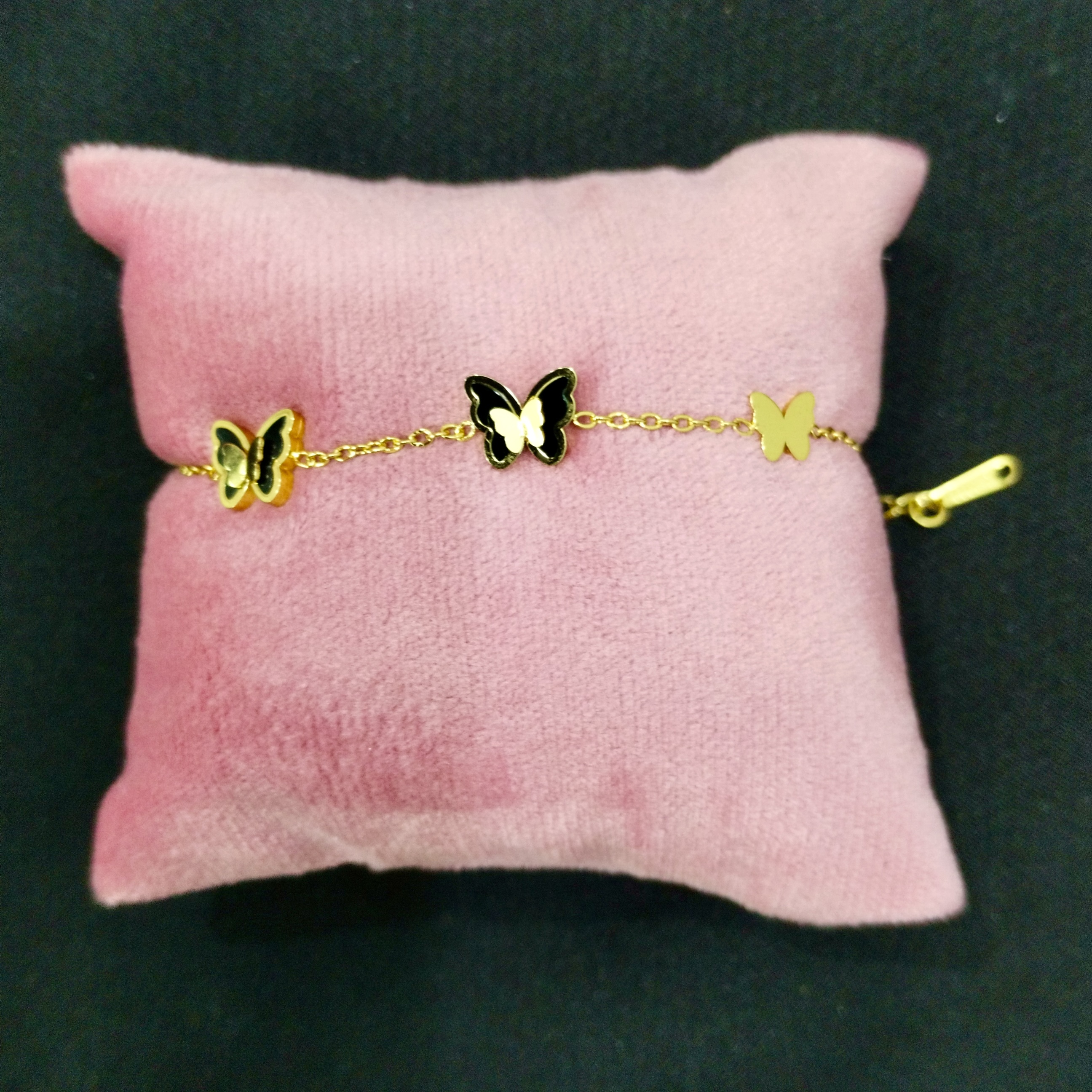 Gold Butterfly Chain Bracelet