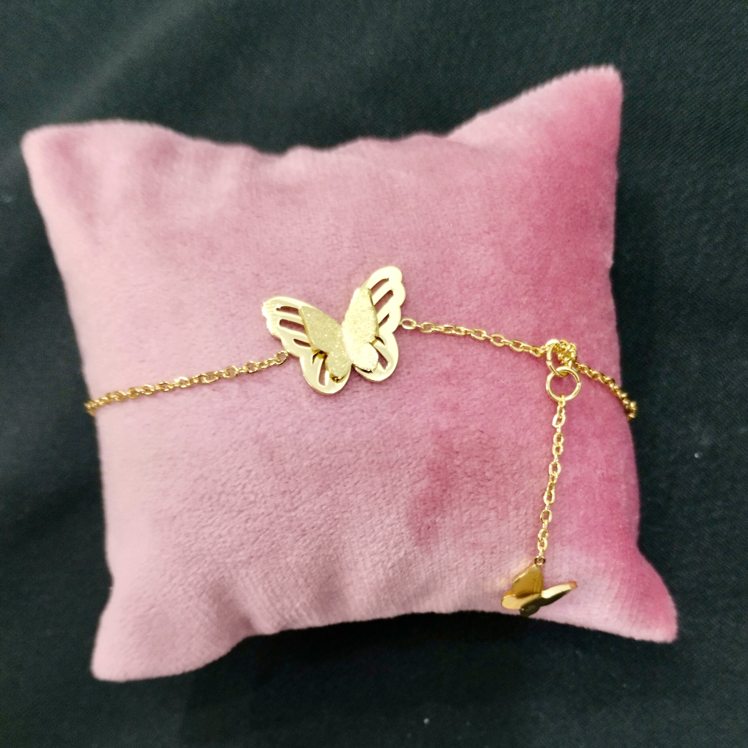 Gold Butterflies Chain Bracelet