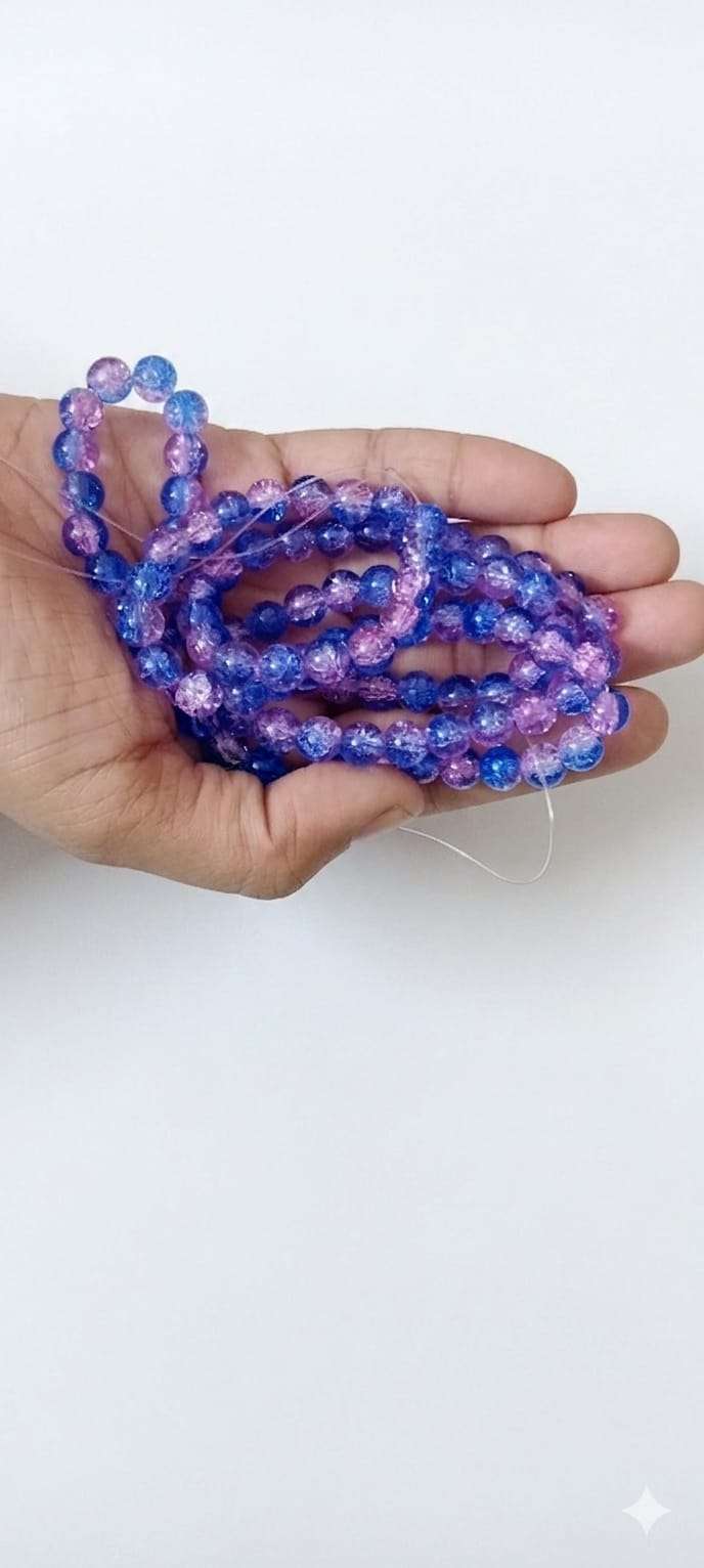 Crystal beads dual colour