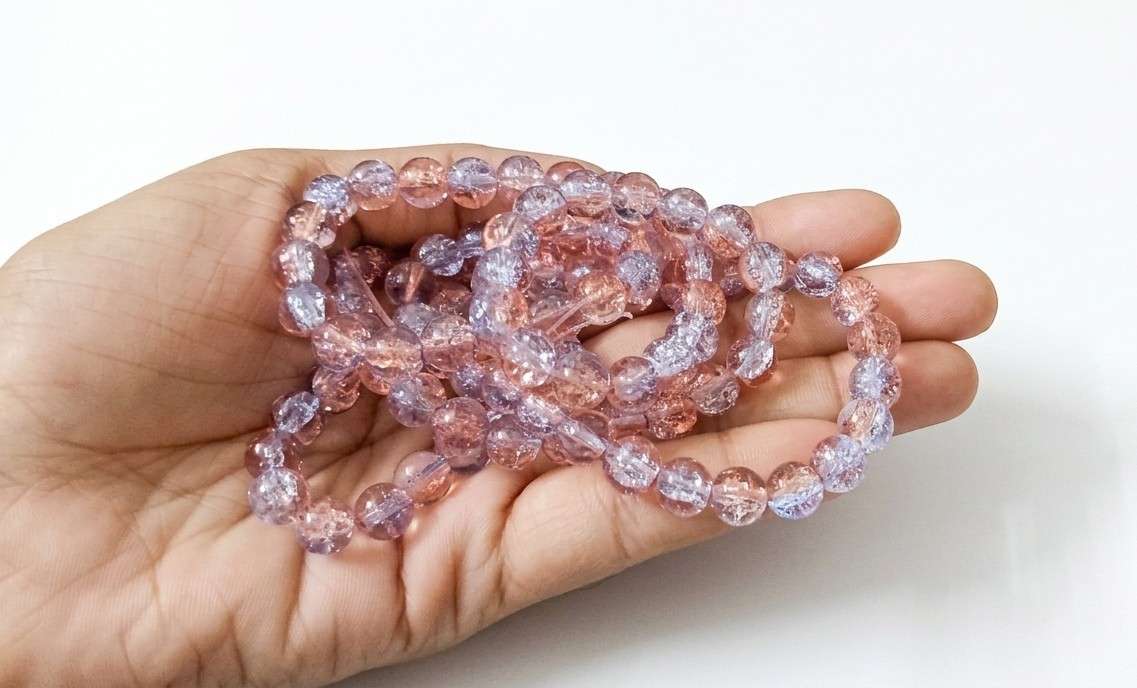 Crystal beads dual colour image 2