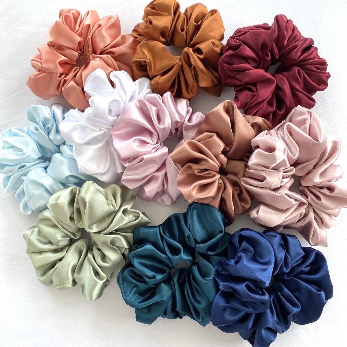 Satin scrunchies-PERFECT MIX