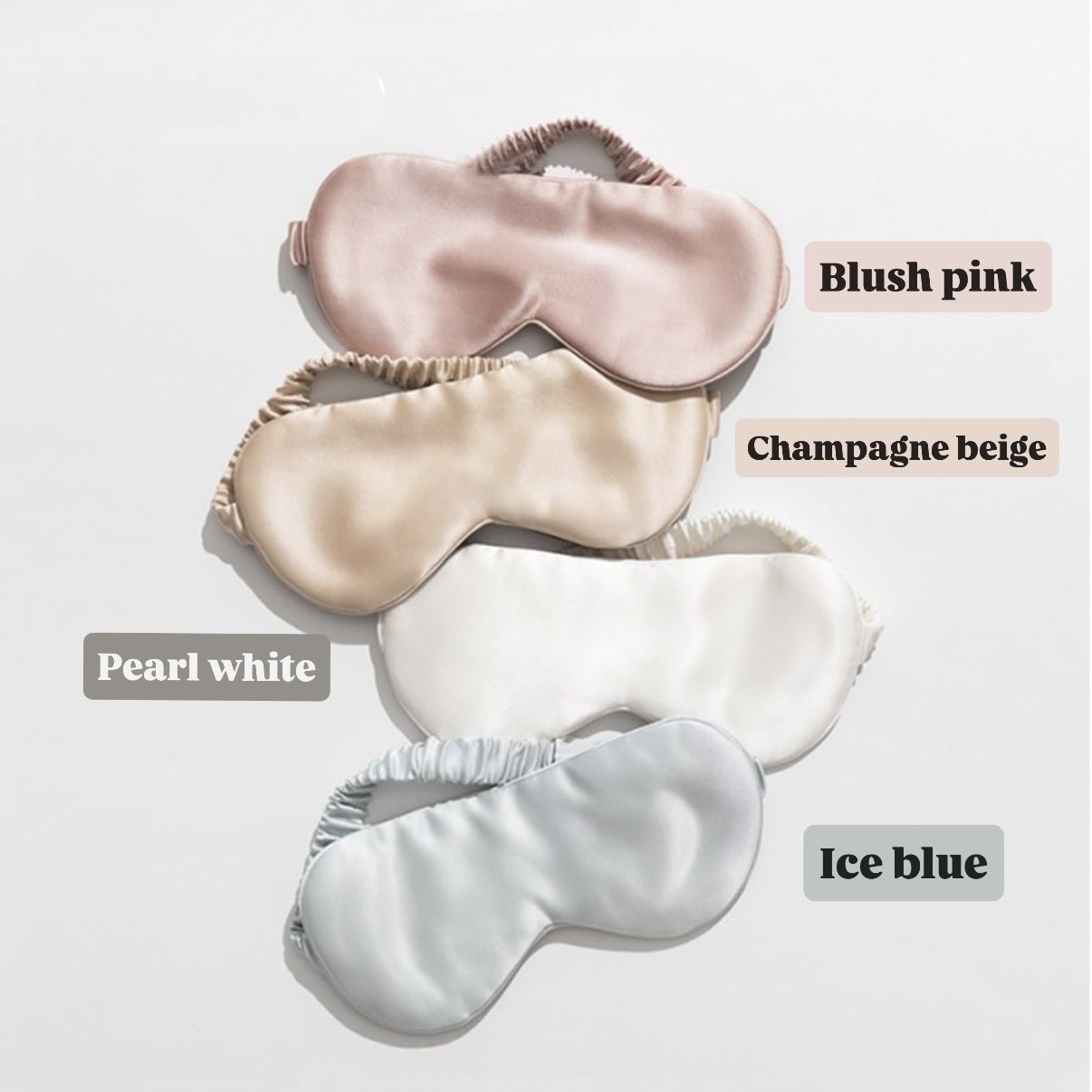 Satin eye masks