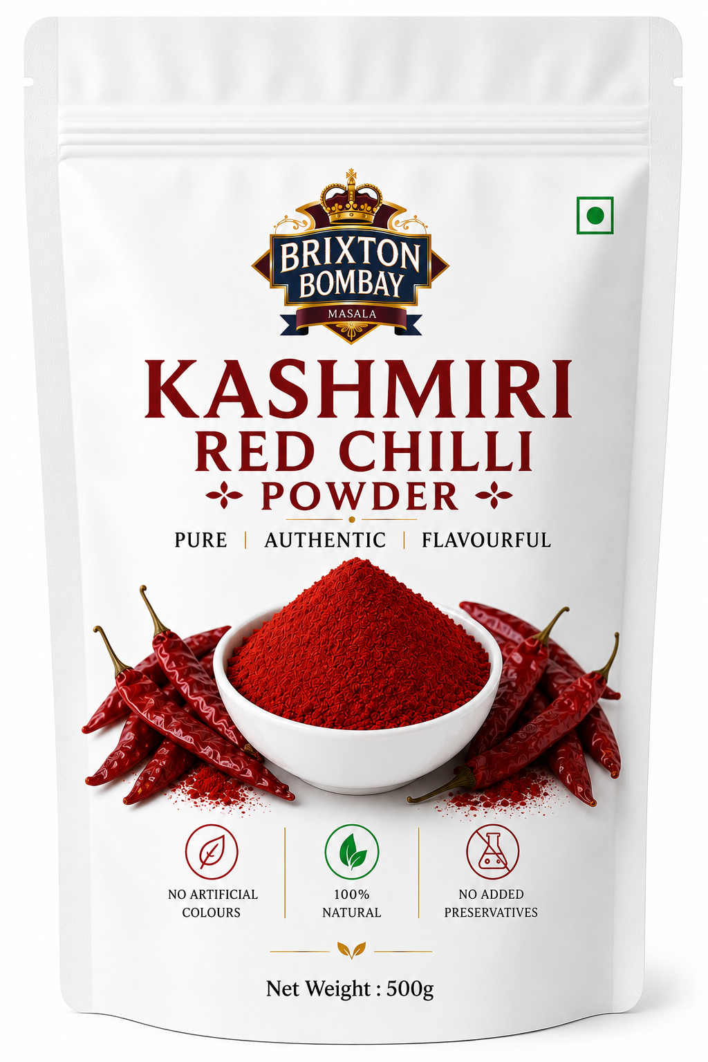 Kashmiri Red Chilli Powder (500g)