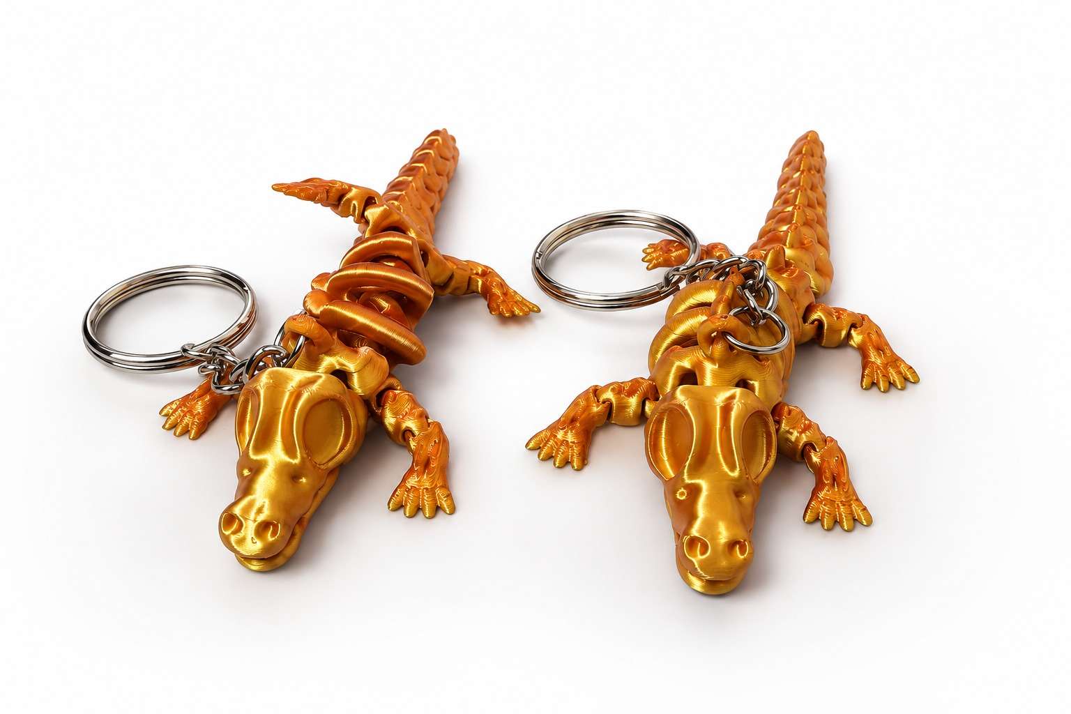 Crocodile 3d keychains