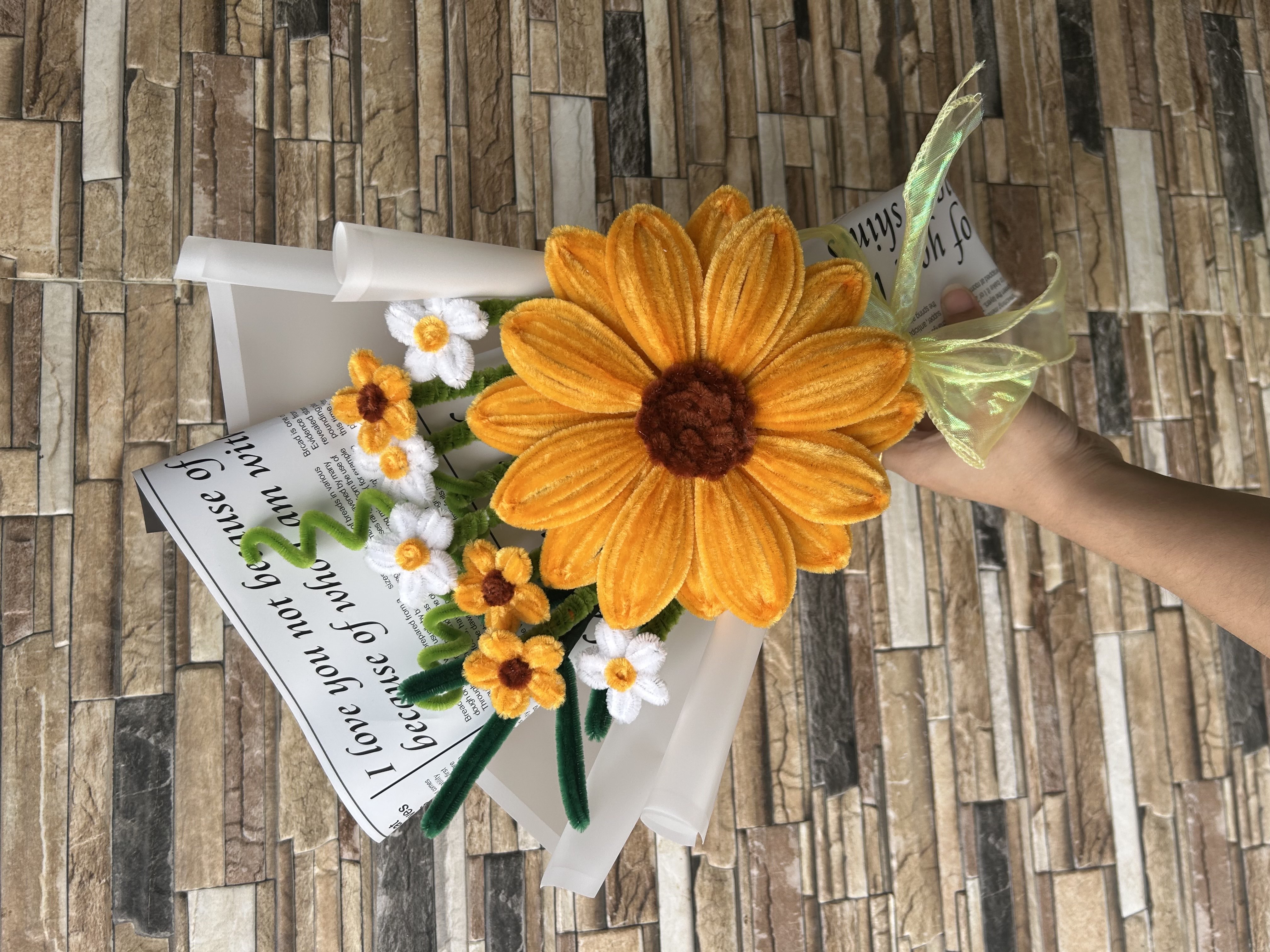 Single Sunflower boquet