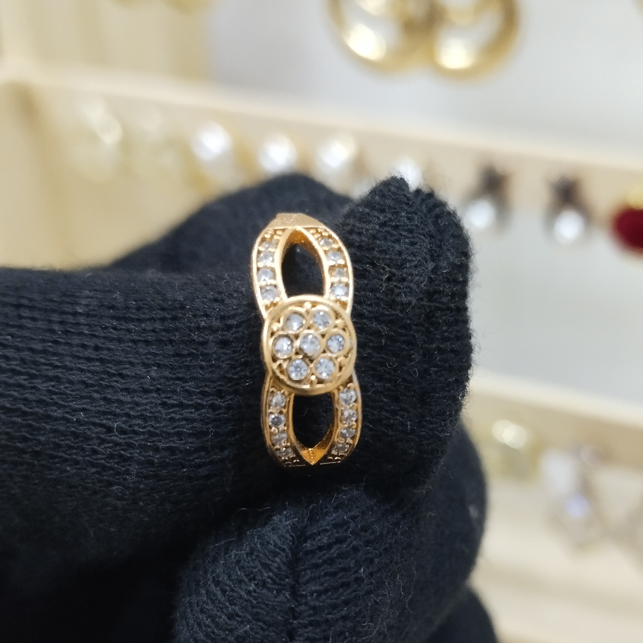 Gold Crystal Rings