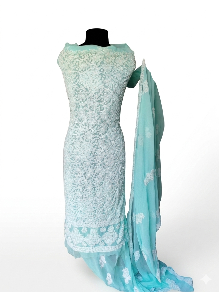 Chiffon three peice running fabric