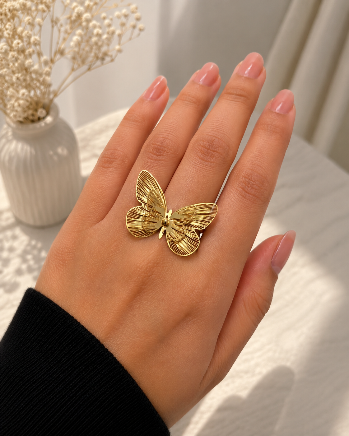 Golden Wings Ring