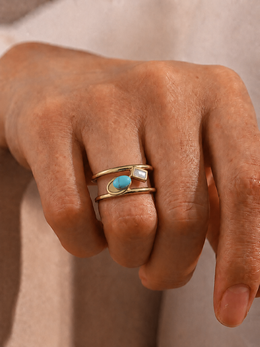Ocean Whisper Wrap Ring