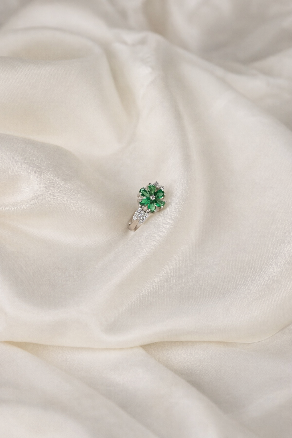 Emerald Bloom Ring