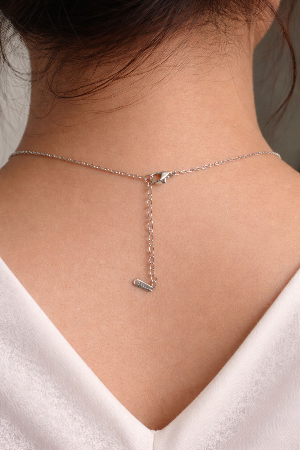 Crystal Solitaire Necklace image 2