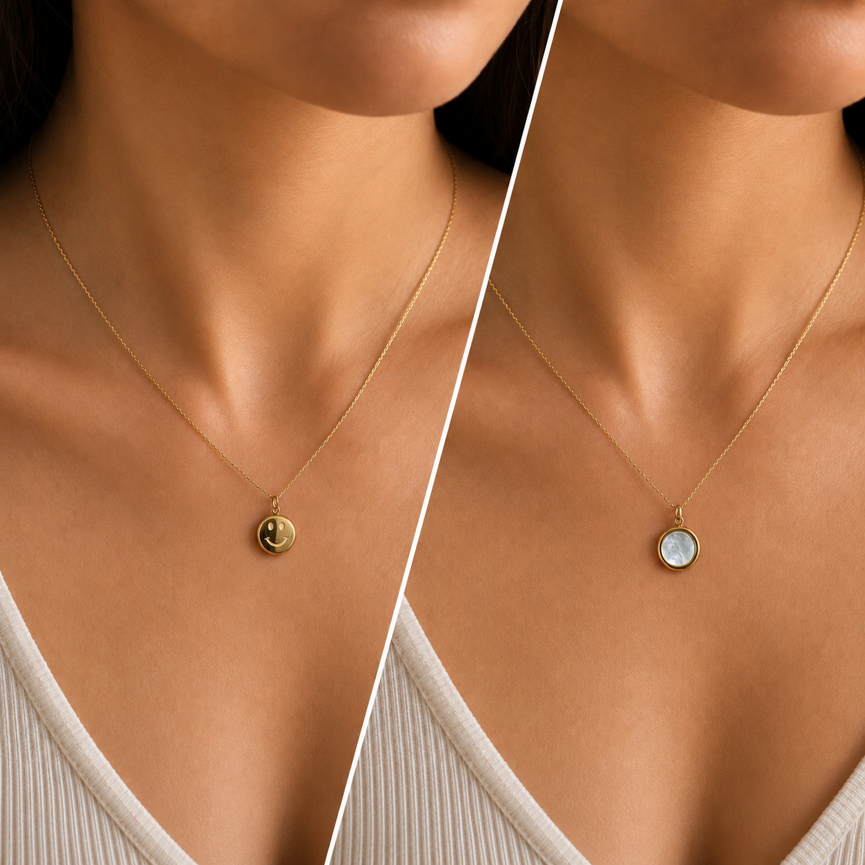 Mood & Moon reversible necklace